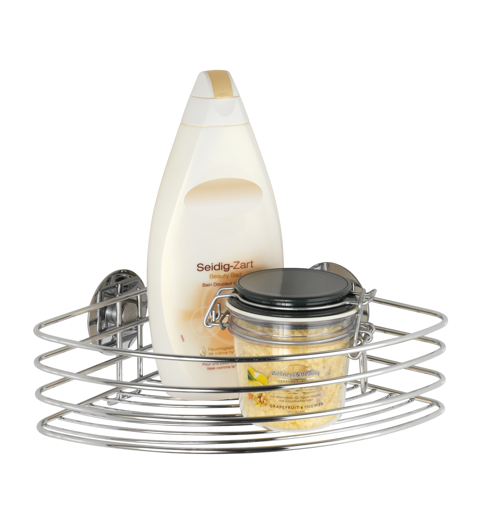 wenko Corner shelf wenko 26,5x10,5x20cm chrome turboloc