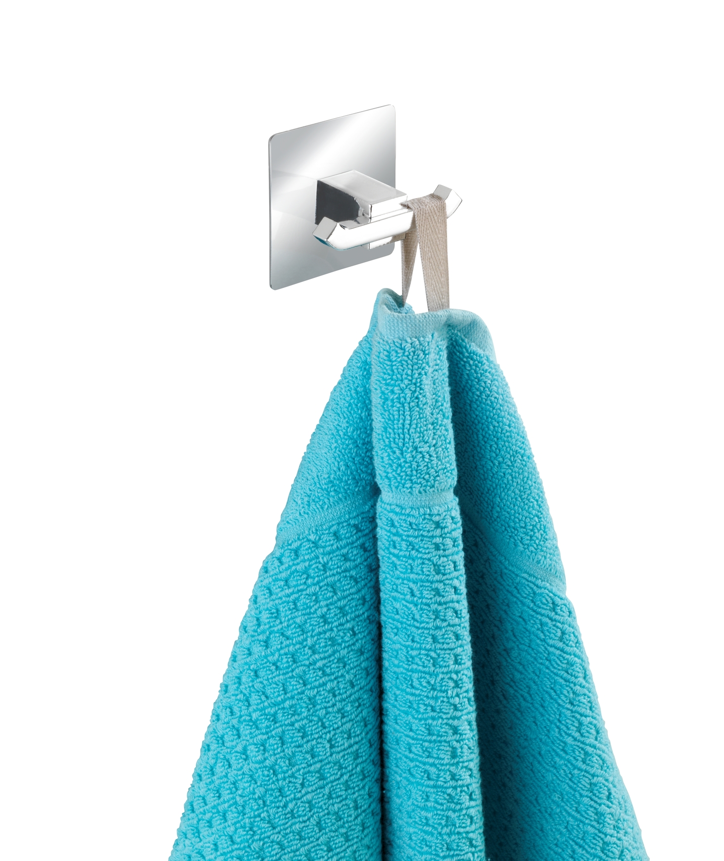 wenko Double hook wenko uno quadro 6,5x6,5x3,5cm ss turbo-loc