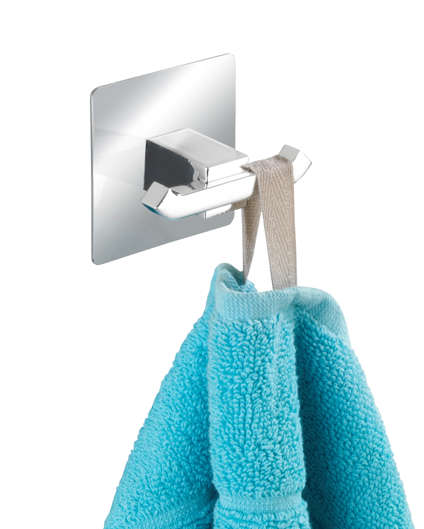 wenko Double hook wenko uno quadro 6,5x6,5x3,5cm ss turbo-loc