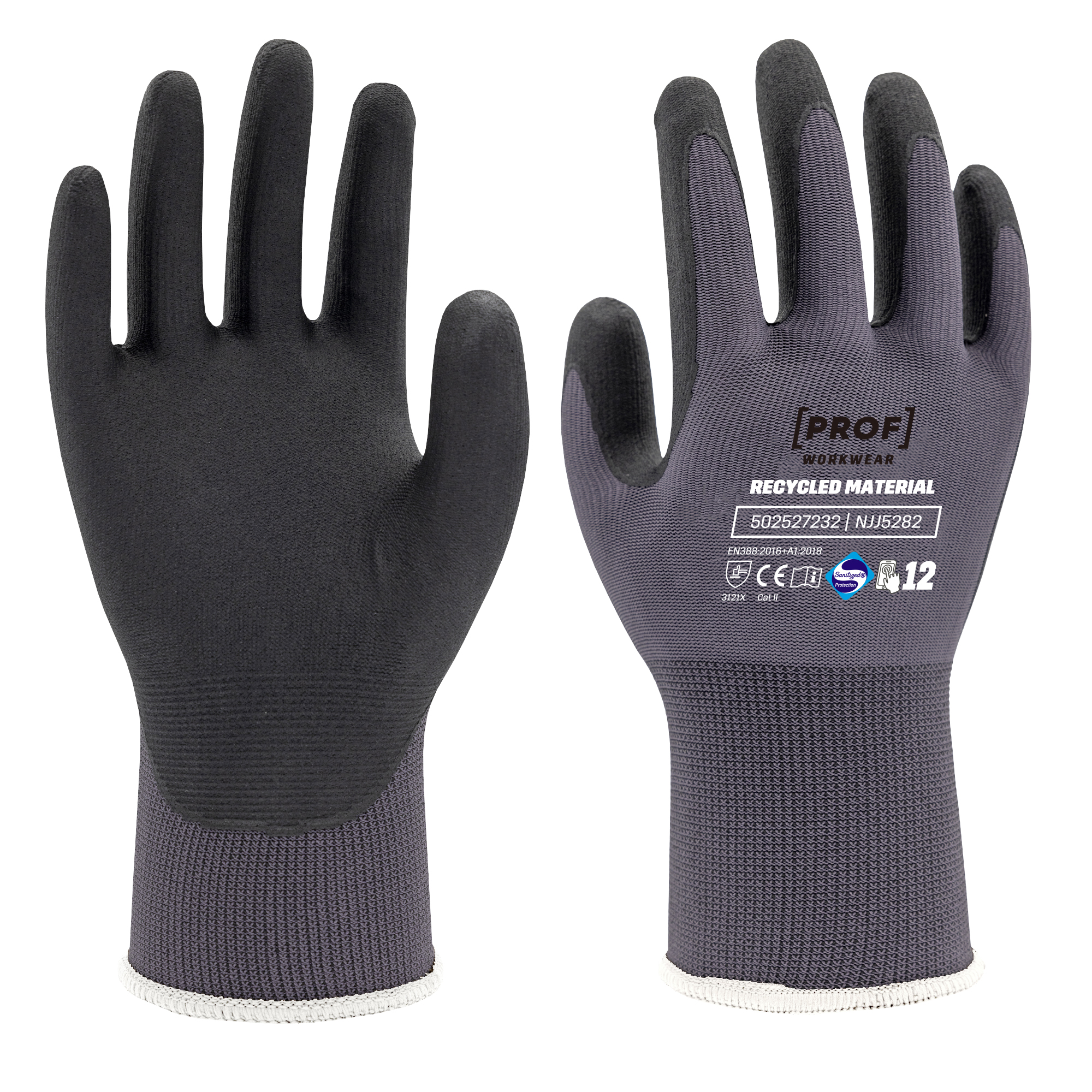 prof Glove prof prof eco work touch screen 12