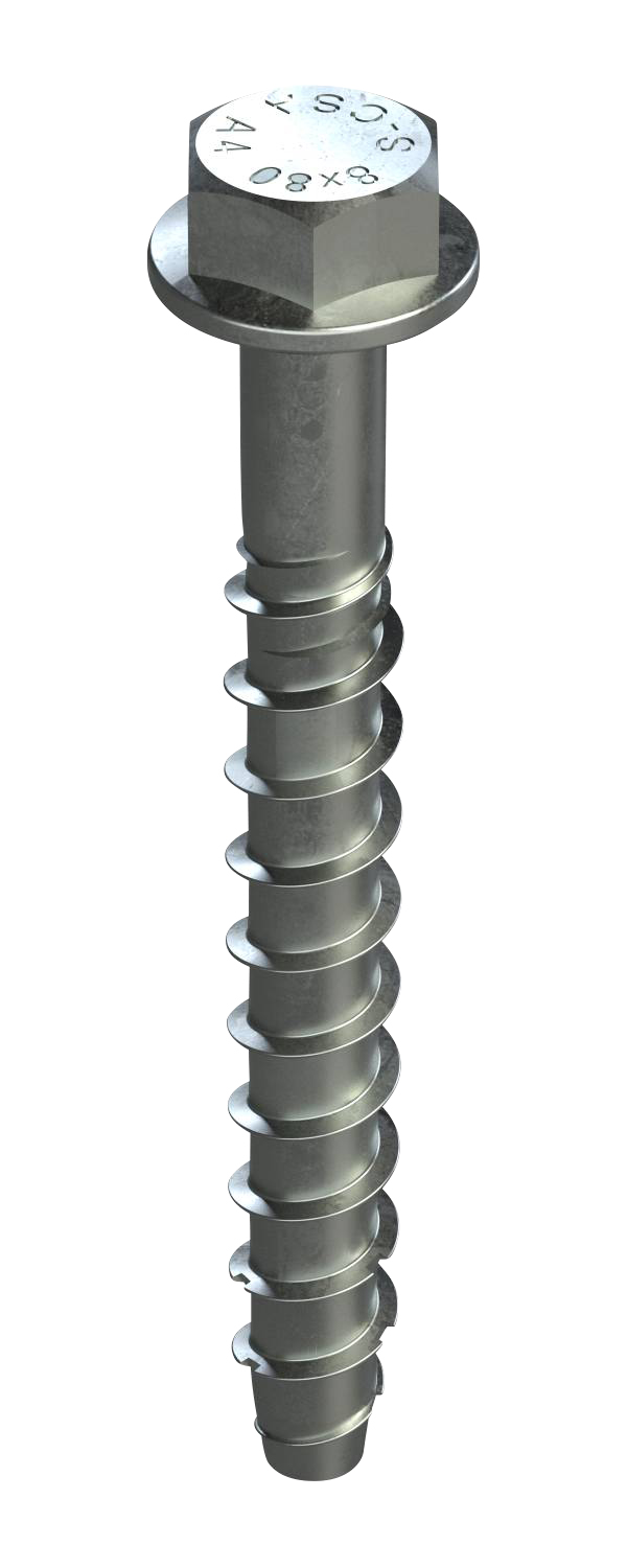 sormat Betoniruuvi sor s-csa hex a4 8x80/30/15 av13 a4 50kpl