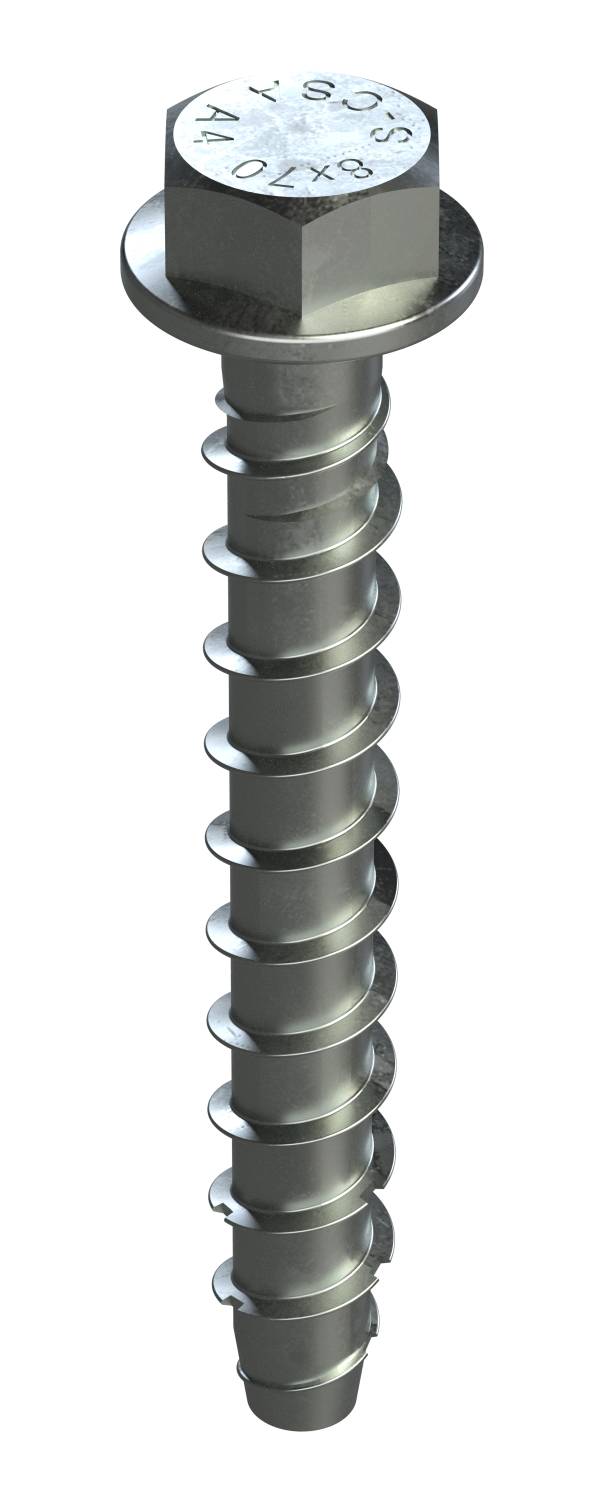sormat Betoniruuvi sor s-csa hex a4 8x70/20/5 av13 a4 50kpl