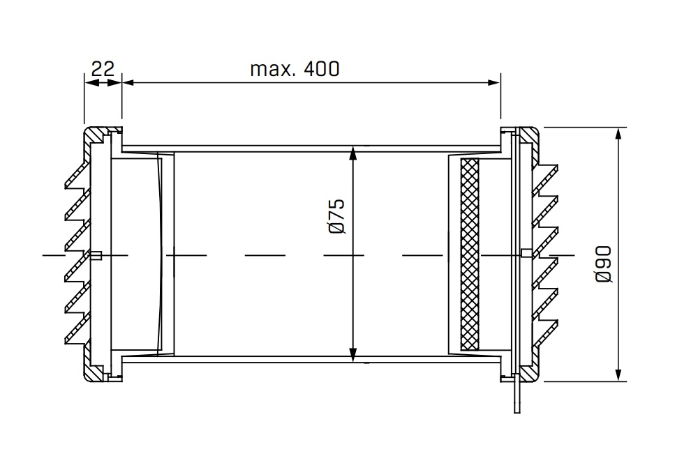 fläktgroup Make up air grille riv 70
