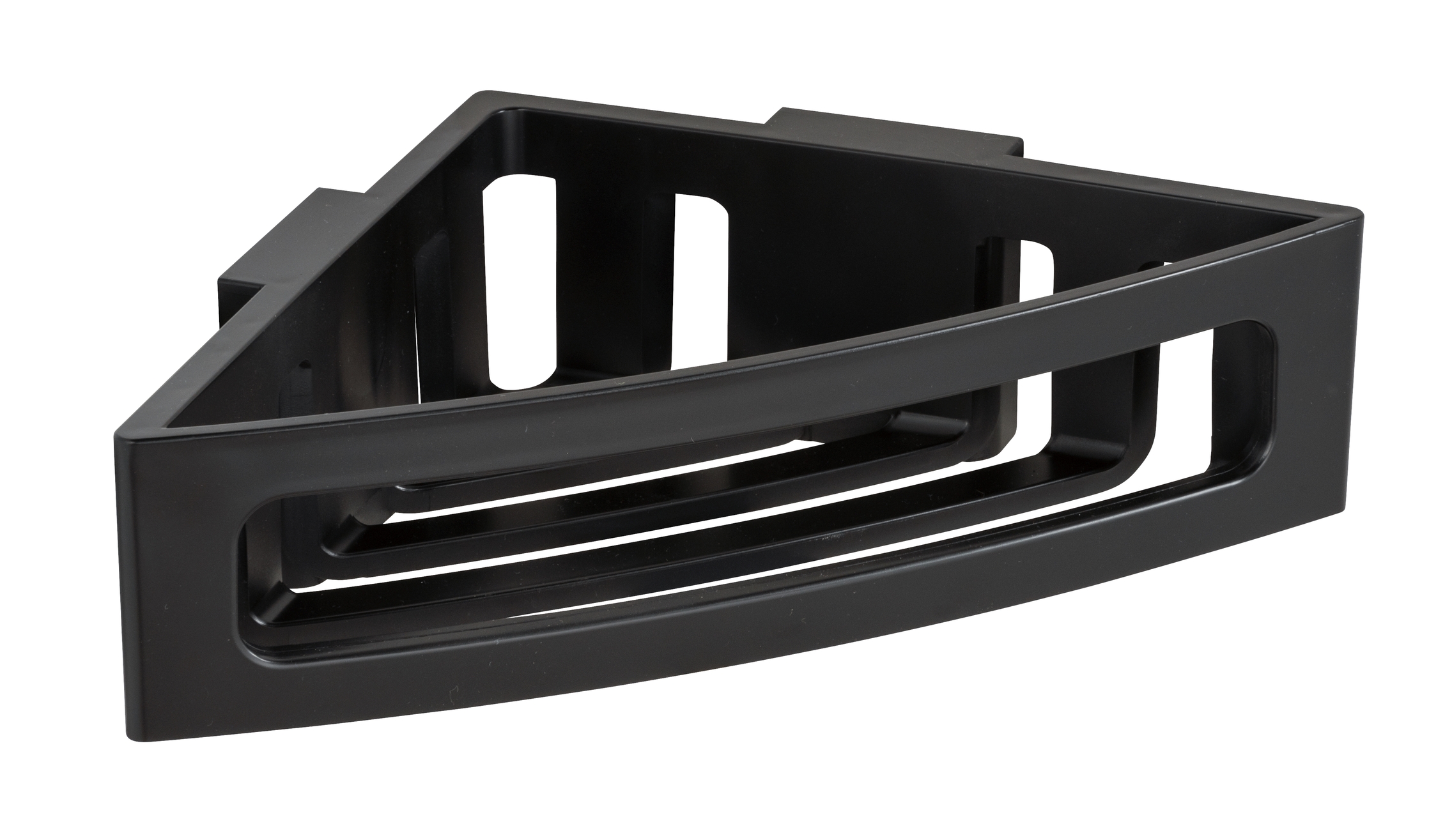 wenko Corner shelf bralia 30x8,5x20cm black turbo-loc