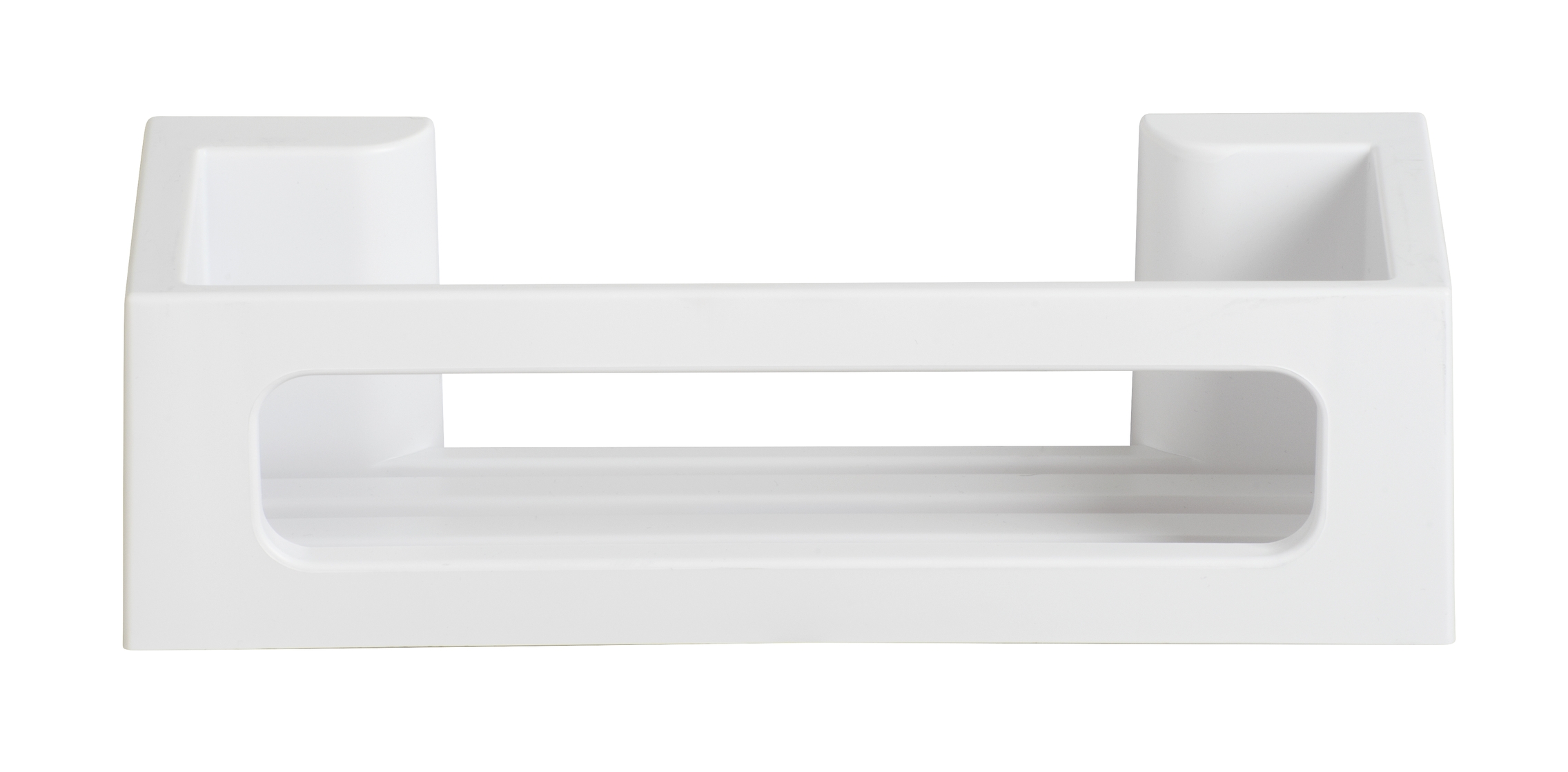 WALL SHELF BRALIA 30X8,5X12CM WHITE TURBO-LOC