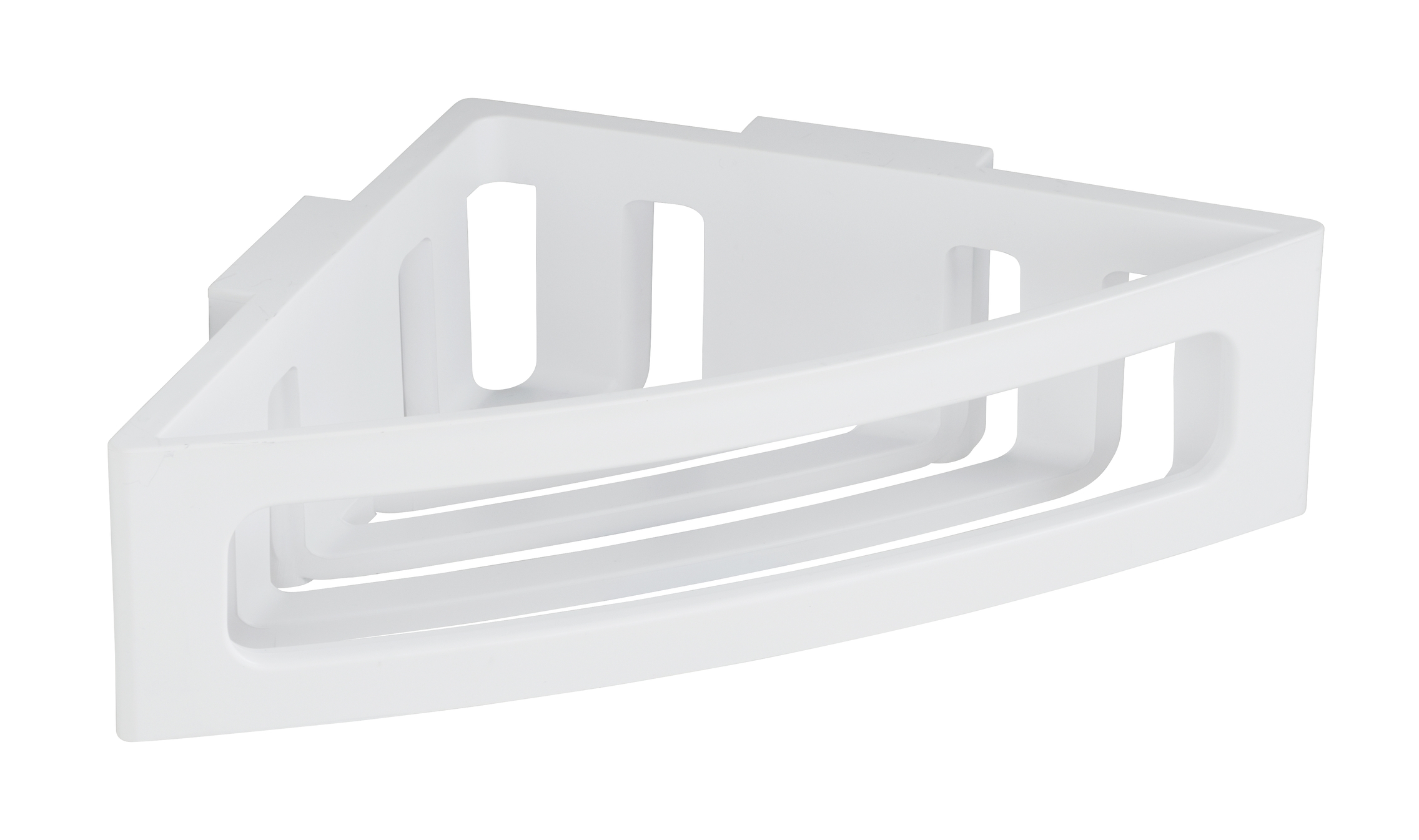 CORNER SHELF BRALIA 30X8,5X20CM WHITE TURBO-LOC