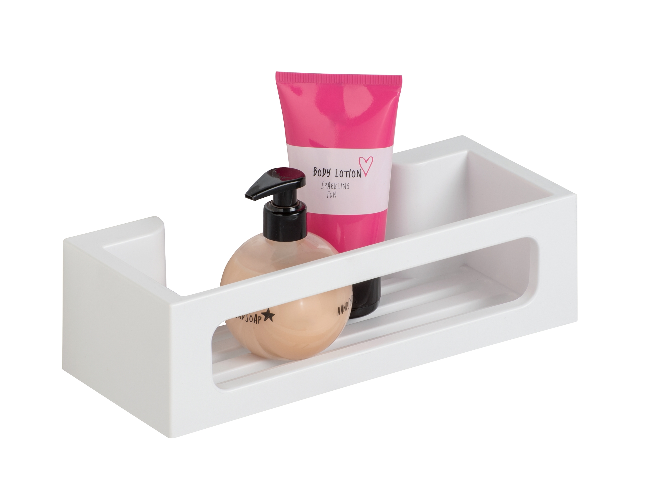 wenko Wall shelf bralia 30x8,5x12cm white turbo-loc