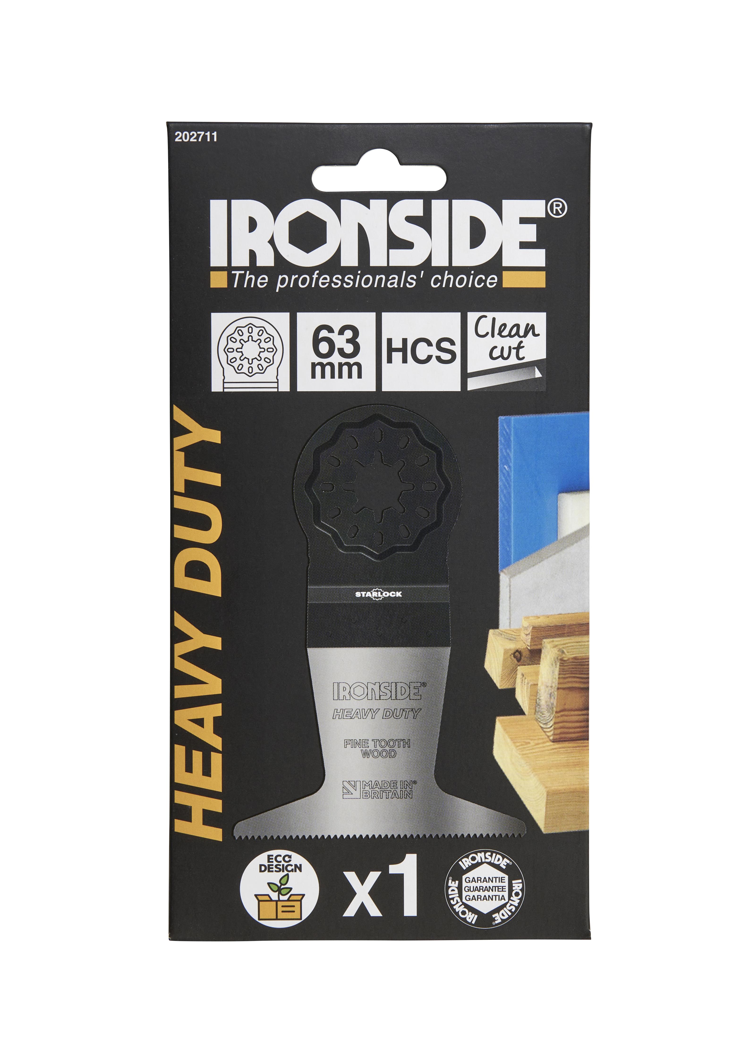 ironside Multitool blade ironside starlock heavu duty 63mm