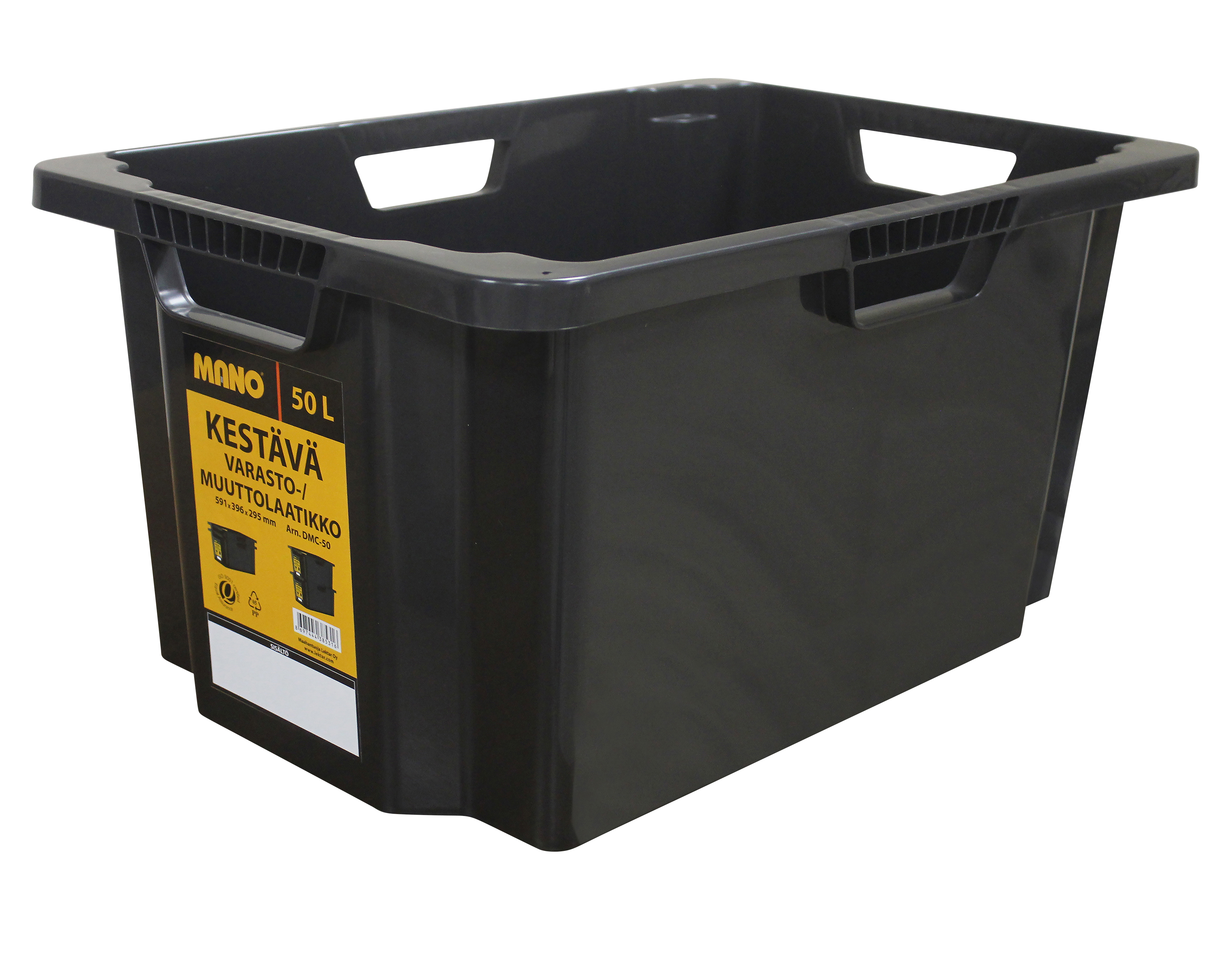 STORAGE BOX MANO DMC-50 BLACK MANO