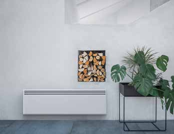 nobö Convector nobö front nfk2n 05 500w ip24 20x73cm