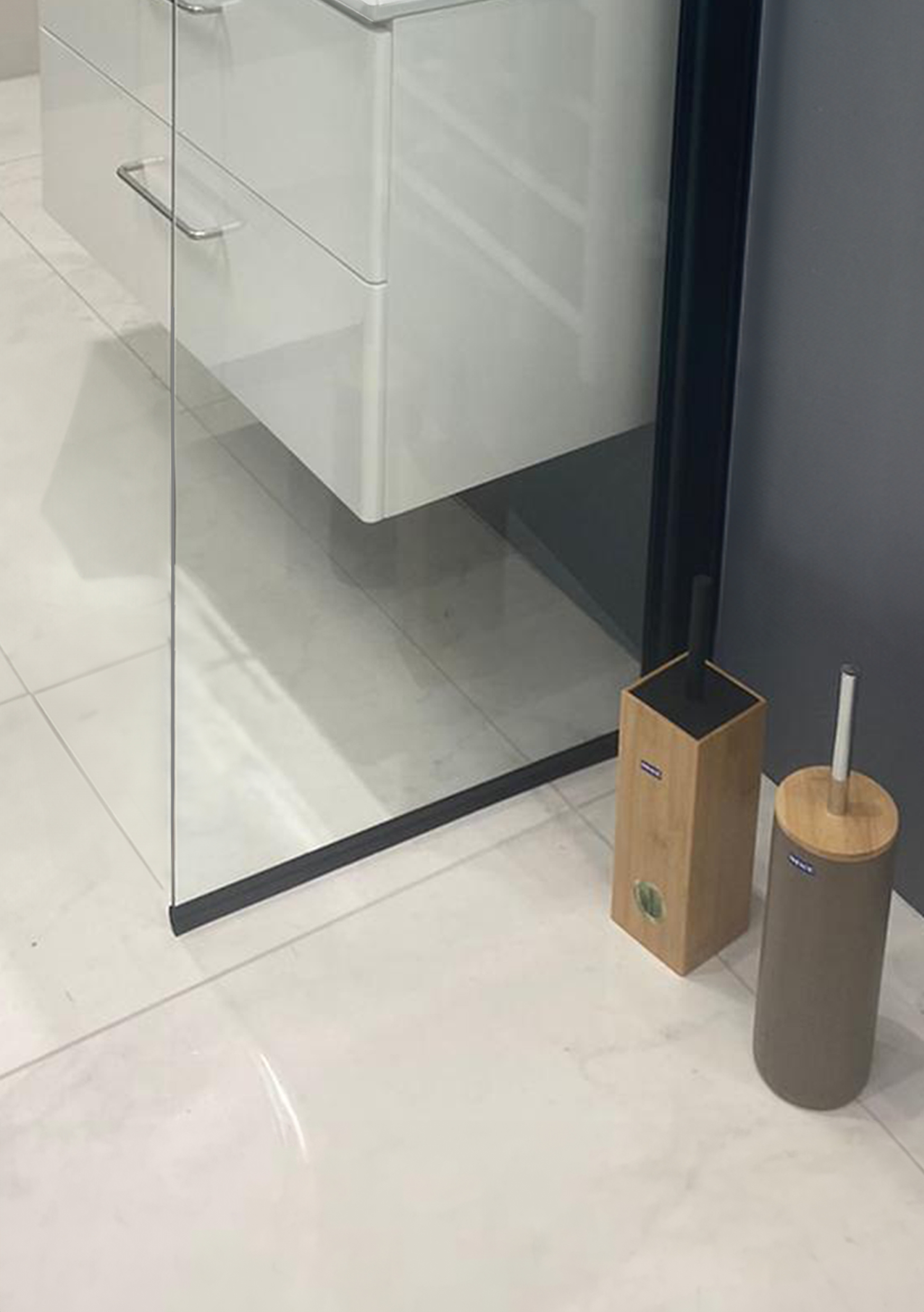 tammiholma Shower enclosure tad 60x190cm clear /black
