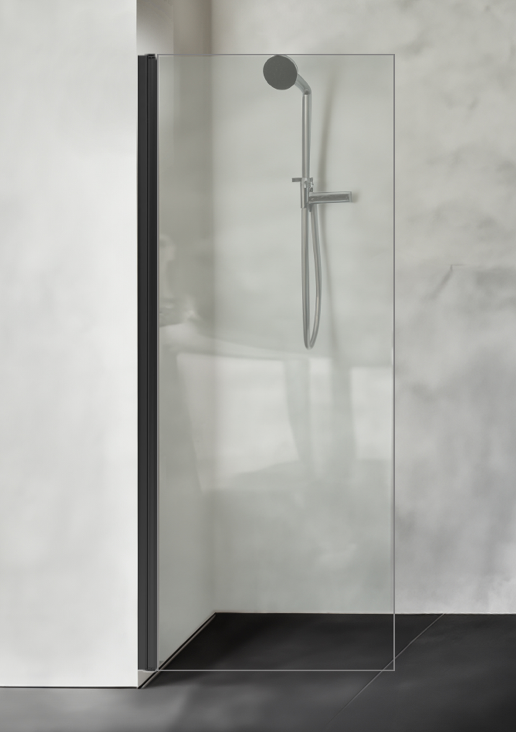 tammiholma Shower enclosure tad 60x190cm clear /black