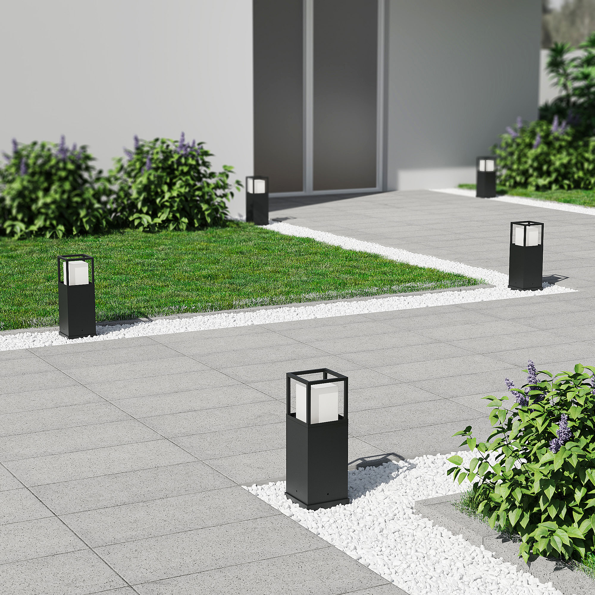 trio Outdoor pole trio witham ip54 400mm 1450lm 23+3+4k anth