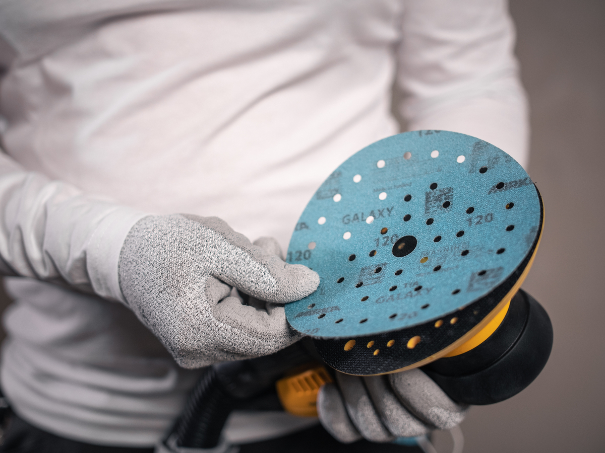 mirka Backing pad mirka net 150mm 5/16 grip 48h hard