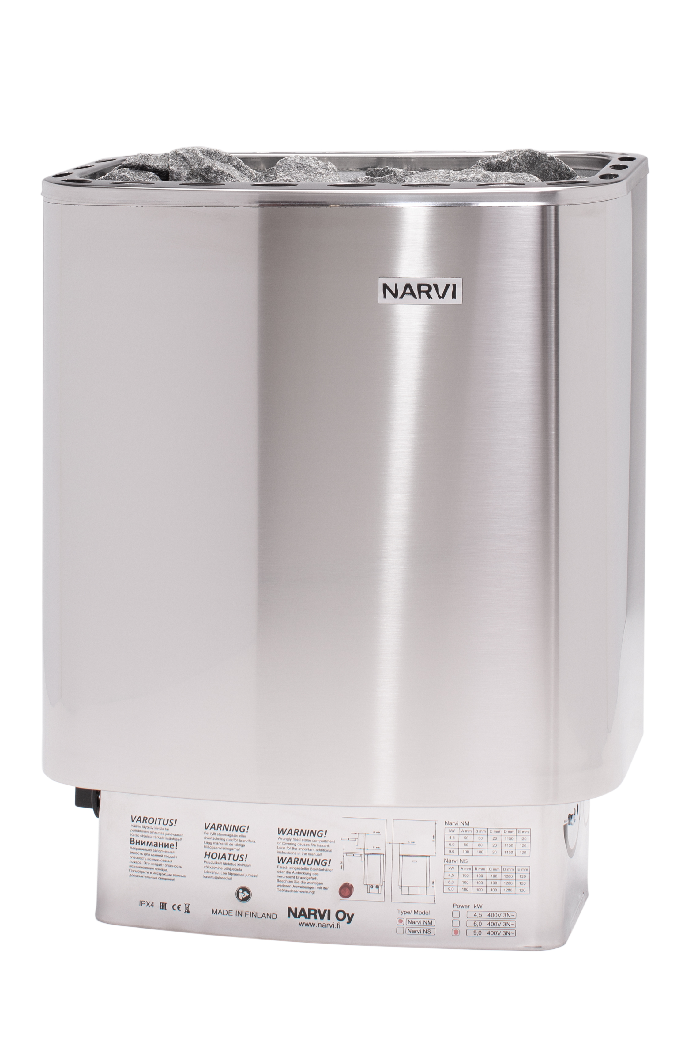 narvi El aggregat narvi nm 600 rostfritt stål