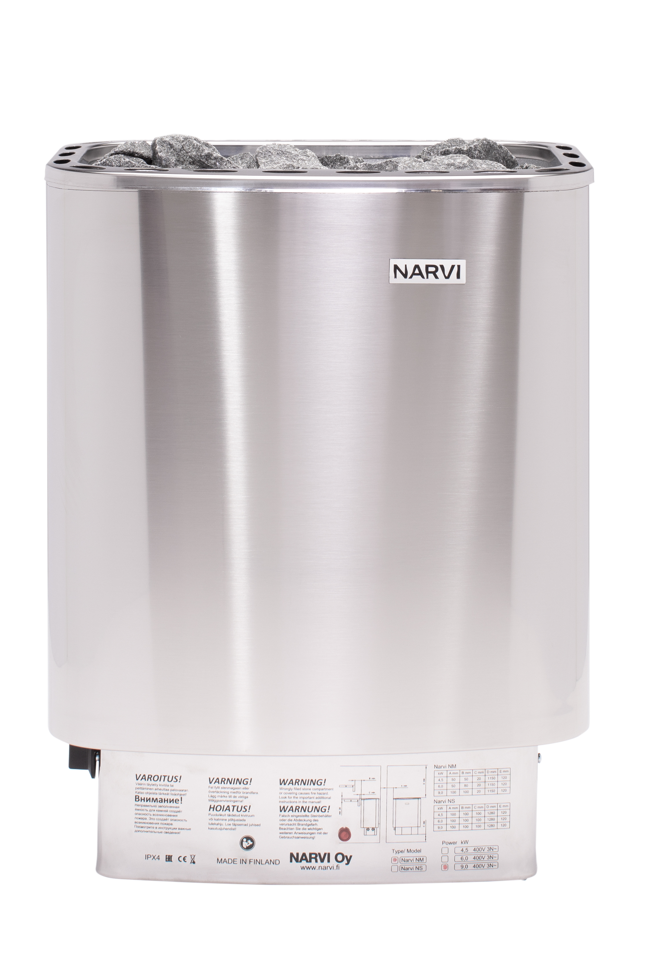 narvi El aggregat narvi nm 600 rostfritt stål