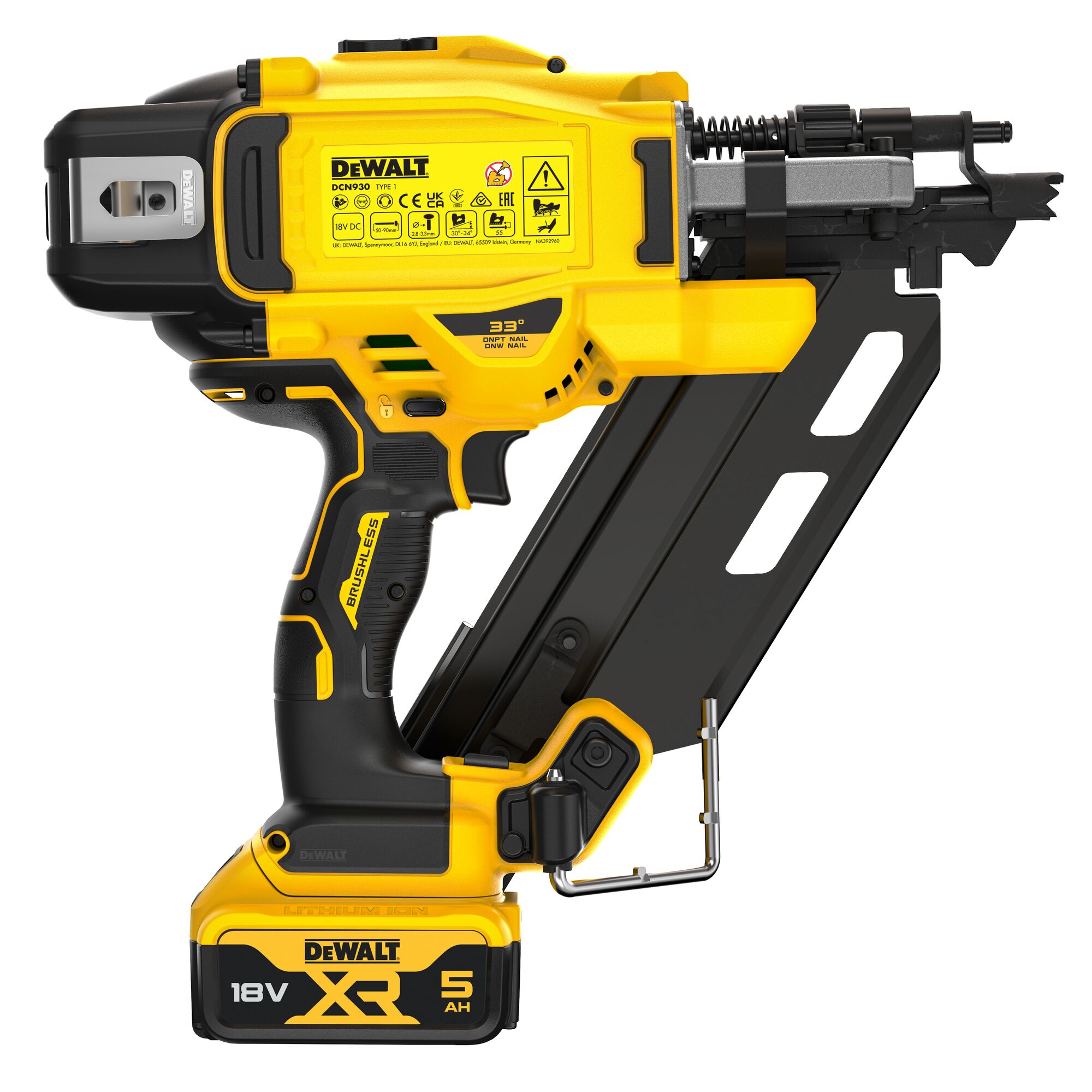 dewalt Akkurunkonaulain dewalt dcn930p2 18v xr 2x5,0ah salkku