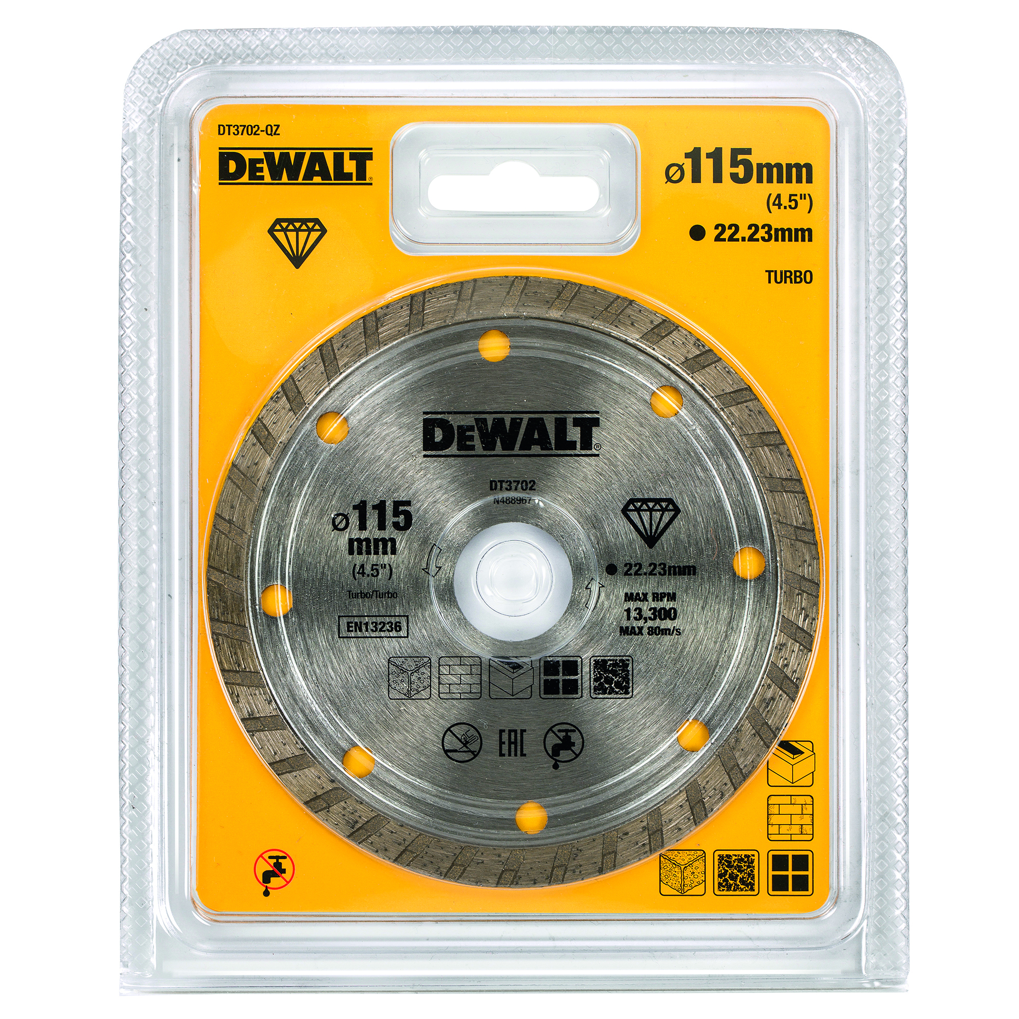 dewalt Timanttikatkaisulaikka dewalt hp2 turbo 115x22.23mm