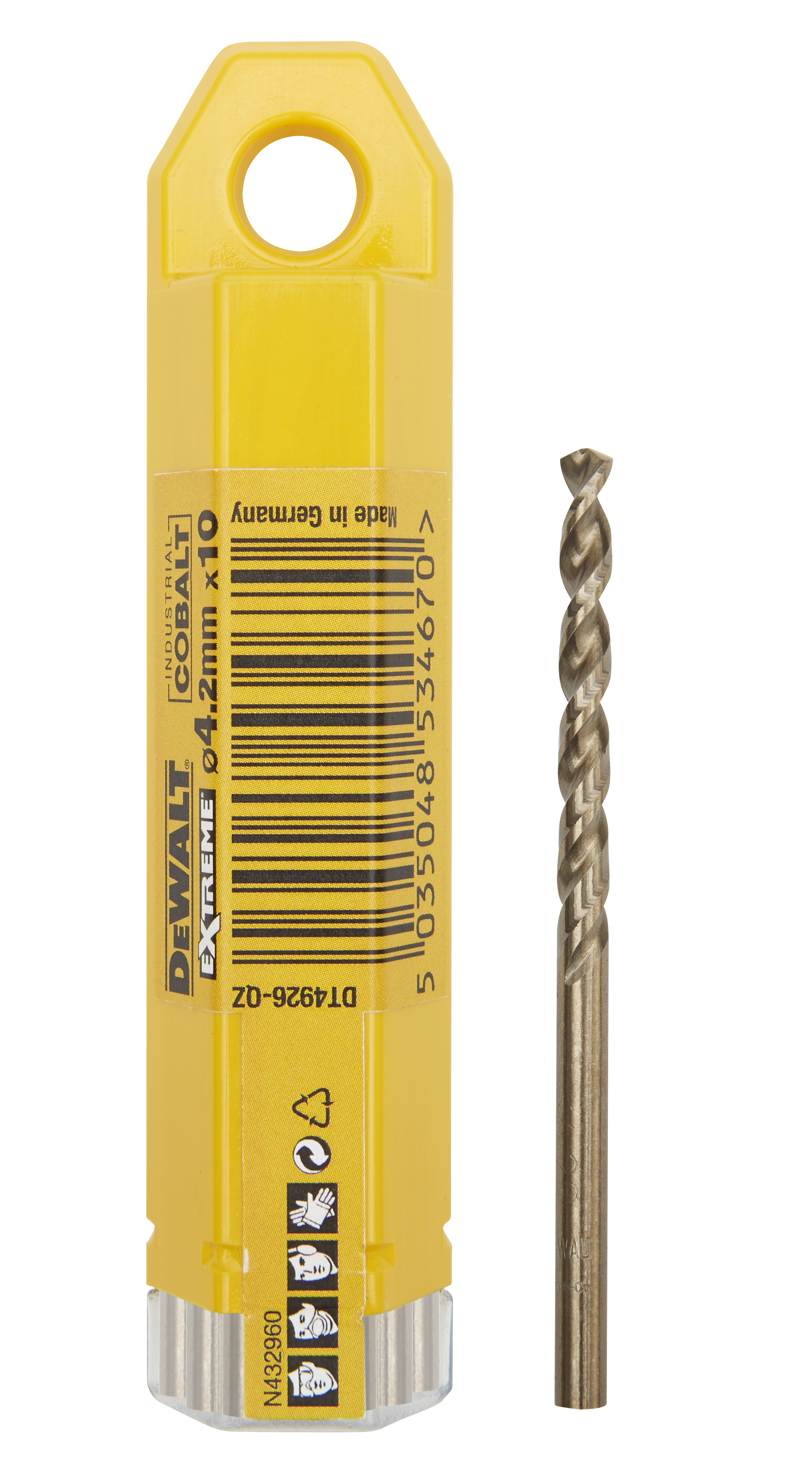 KOBOLTTITERÄ DEWALT 4,2MM, KOBOLTTI 10KPL