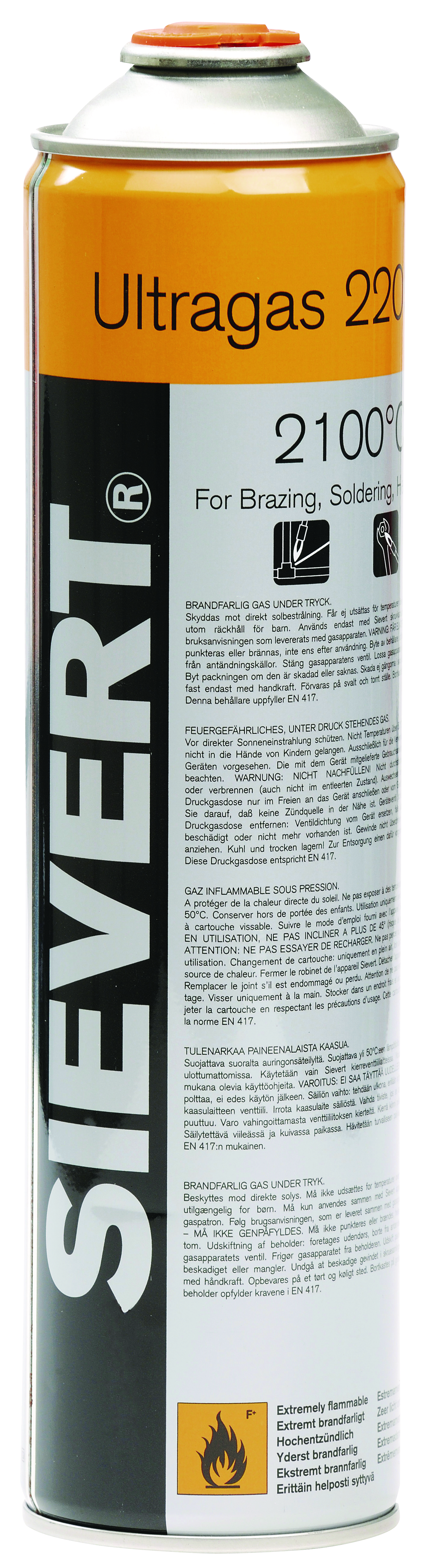 sievert Ultragas cartridge 2205 disposable cartridge 2205
