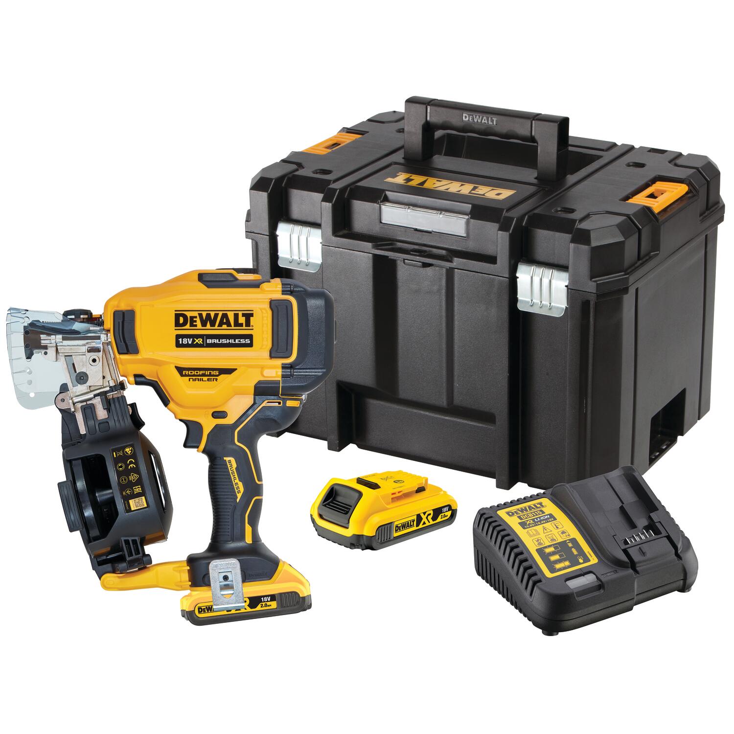 dewalt Roofing nailer dewalt dcn45rnd2 18v 2x2ah