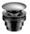 tapwell Bottenventil tapwell 74400 black chrome-stangb.