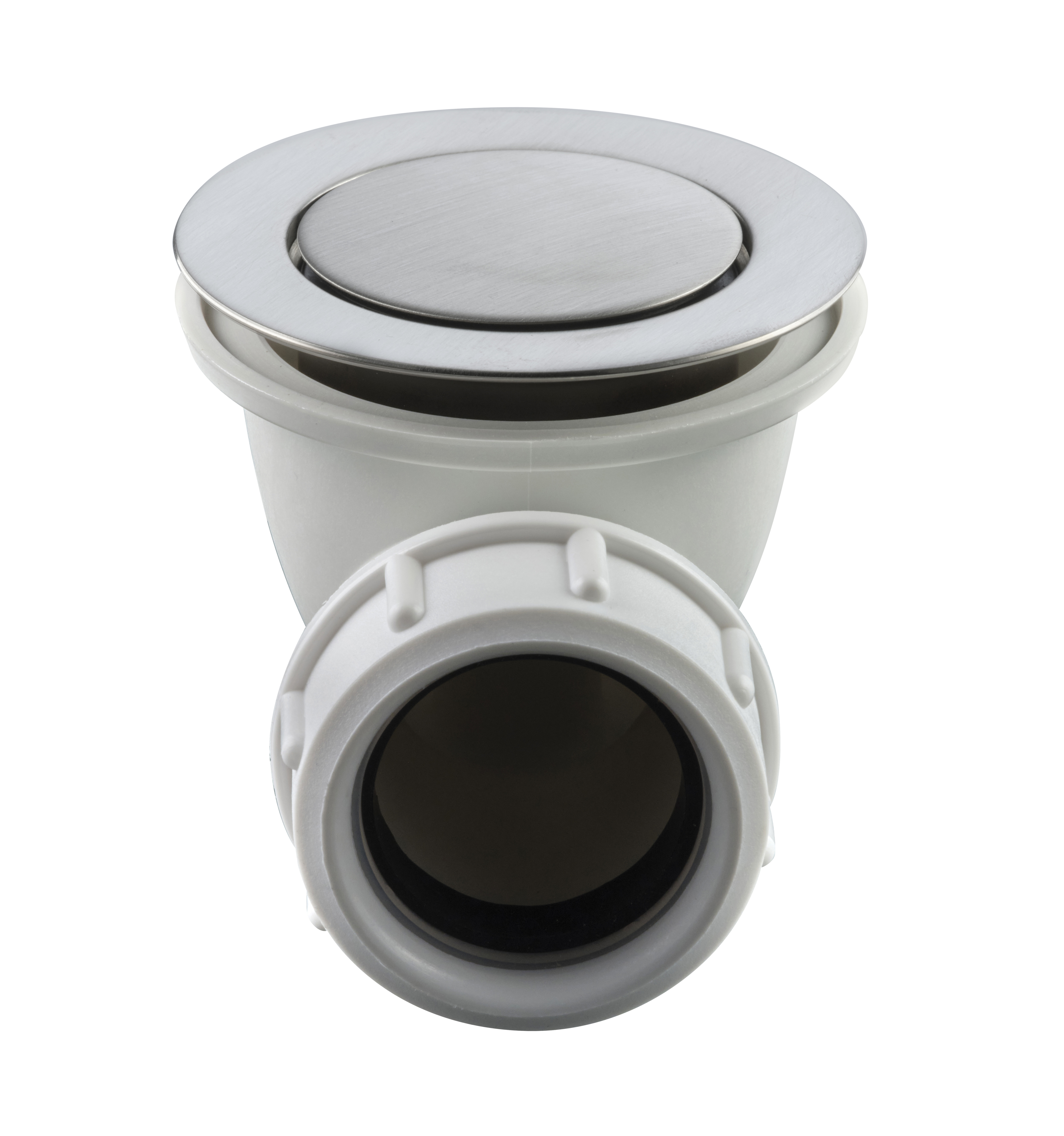 tapwell Wastevalve tapwell 22200 brushed nickel-bath