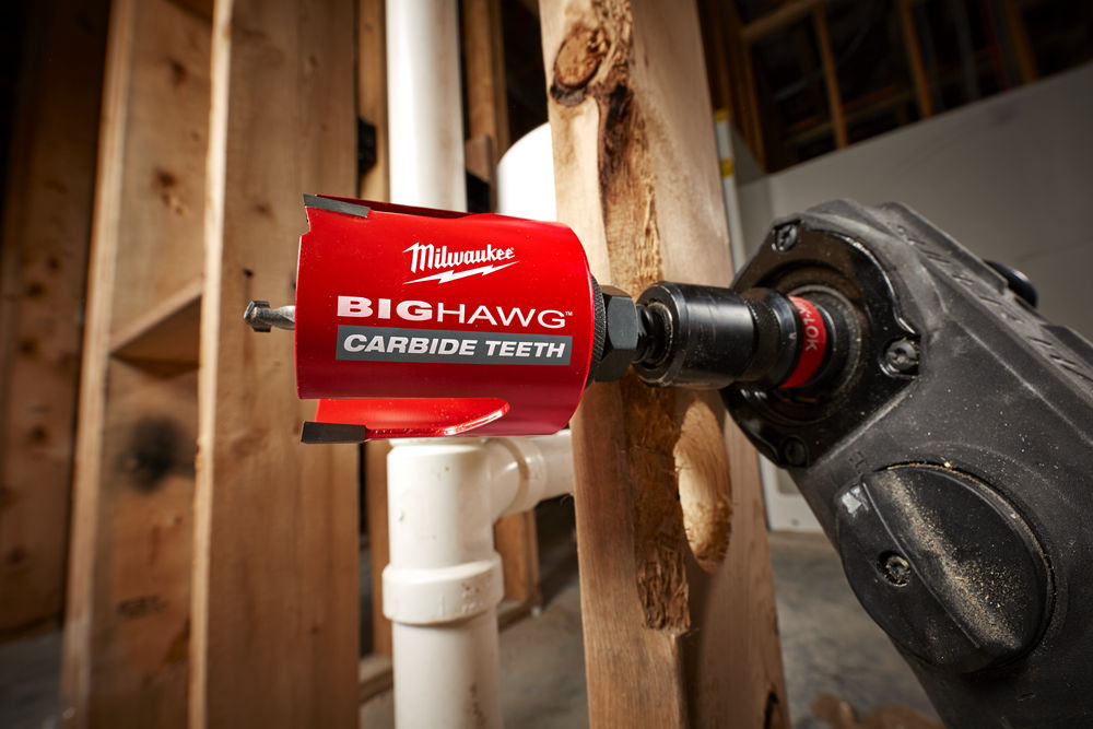 milwaukee Arbor+pilot drill milwaukee big hawg