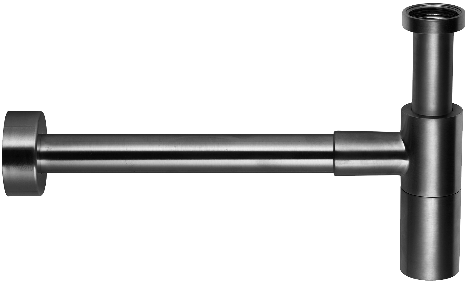 WASTELOCK & PIPE TAPWELL XACC167 BRUSHED BLACK CHROME