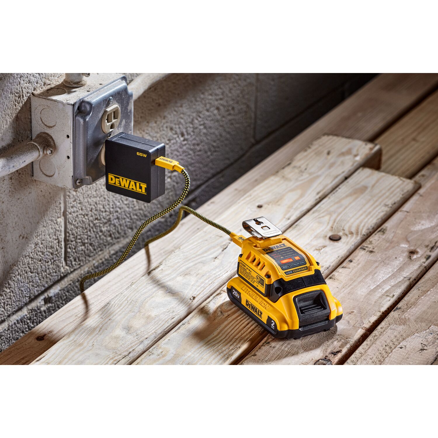 dewalt Usb laddare dewalt dcb094k 18v xr
