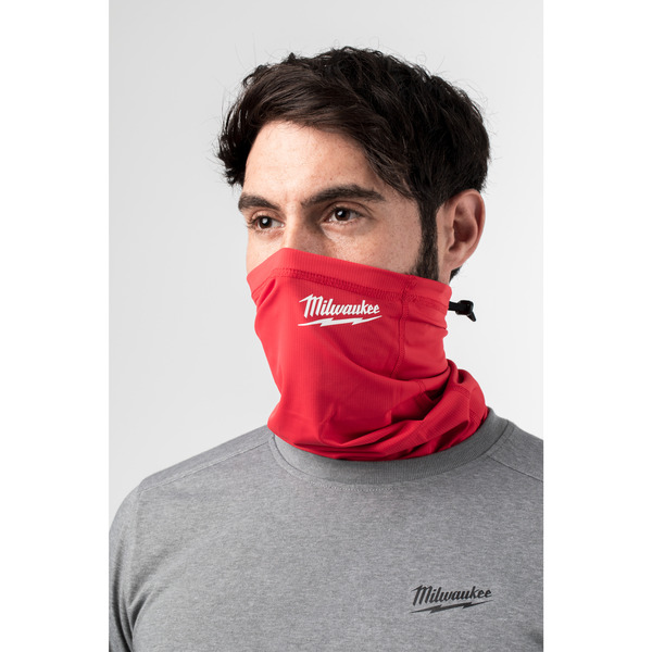 milwaukee Neck gaiter milwaukee face mask perf red ngfmprd