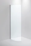 SHOWER WALL LINC JOSEPHINE CLEAR, MATTE SILVER, 780