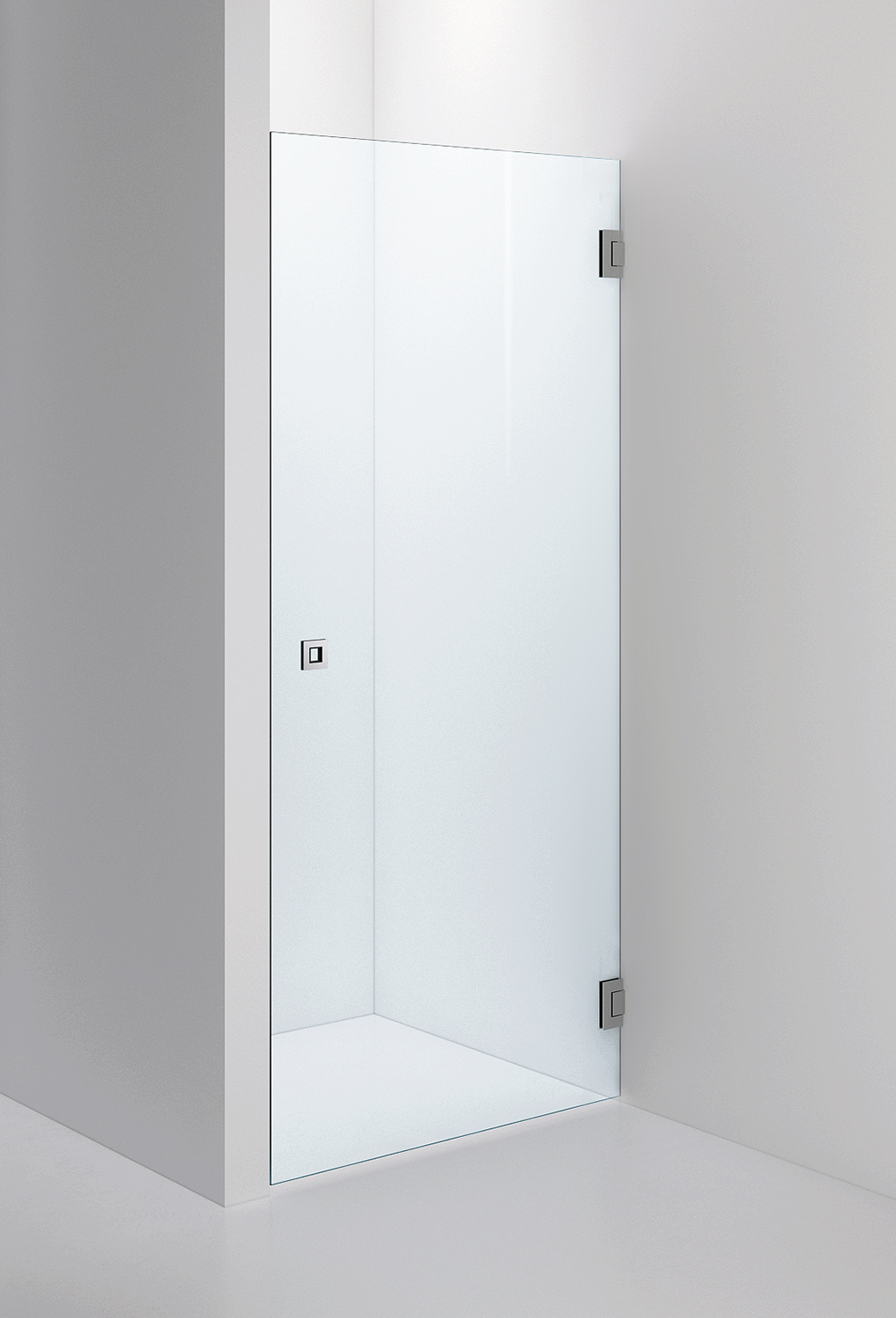 SHOWER WALL ARC 2 CLEAR, CHROME, 900X2000