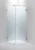 inr Shower wall arc 13 clear, chrome, 800x800