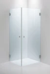 SHOWER WALL ARC 12 CLEAR, CHROME, 800X900
