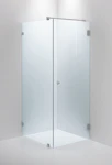 SUIHKUSEINÄ ARC 13 KIRKAS, KROMI, 900X800