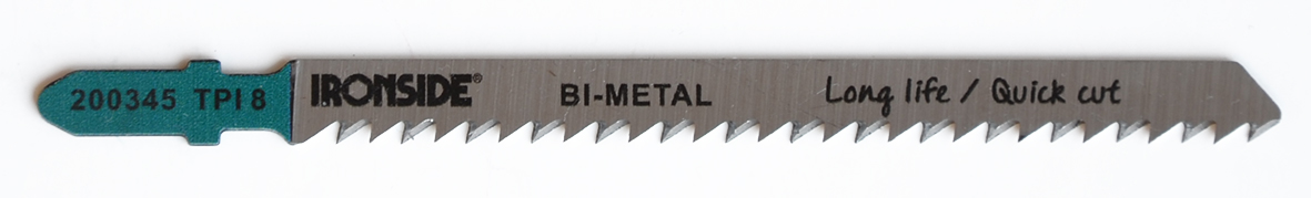 PISTOSAHANTERÄ IRONSIDE PUU QUICK CUT 115MM TPI 8 5KPL