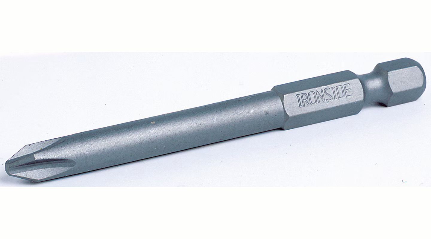 ironside Screw bit ironside ph2 1/4in 75mm 2pcs