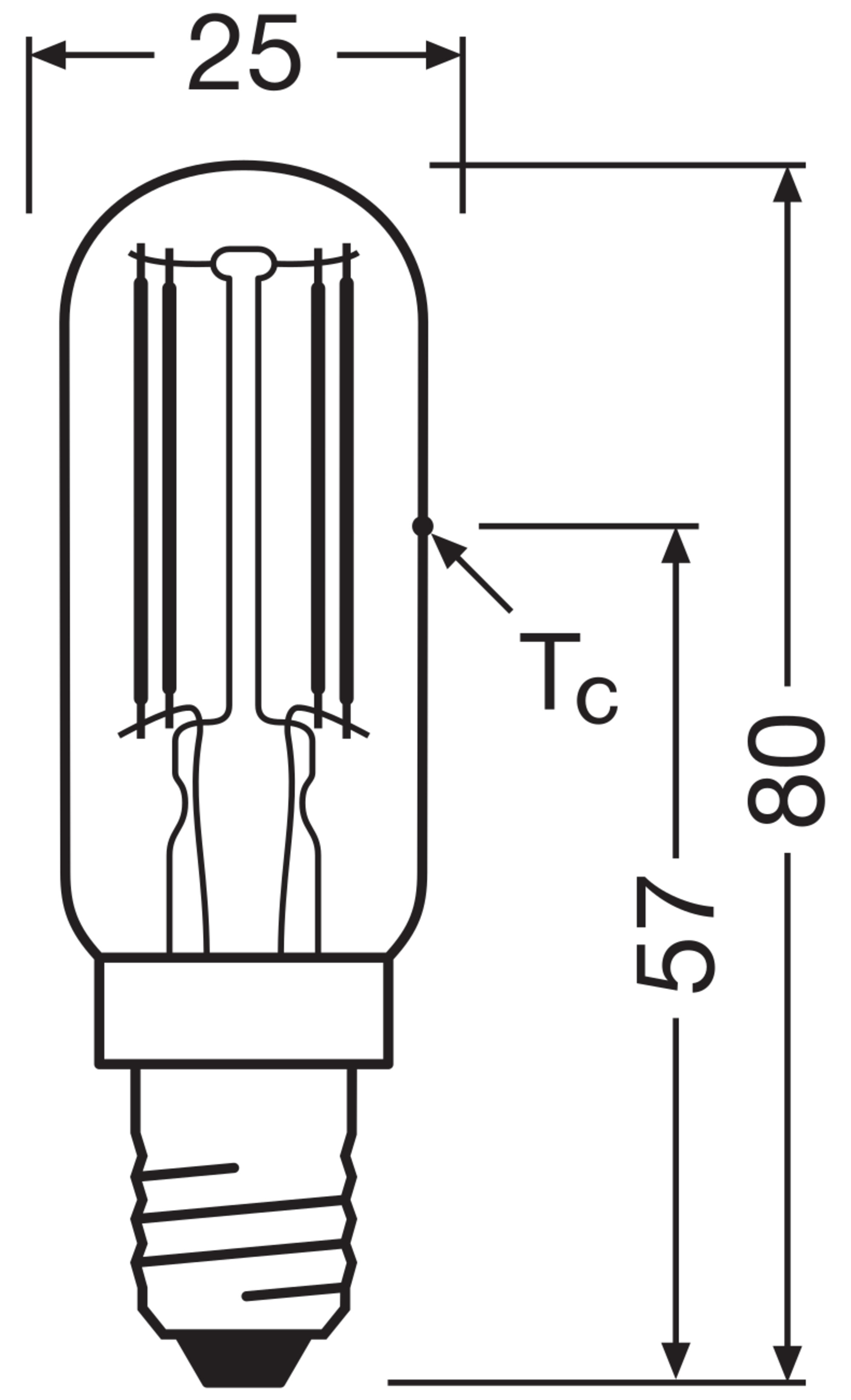 osram Maskinlam. performance special t26 4,8w/827 470lm e14 dim cl