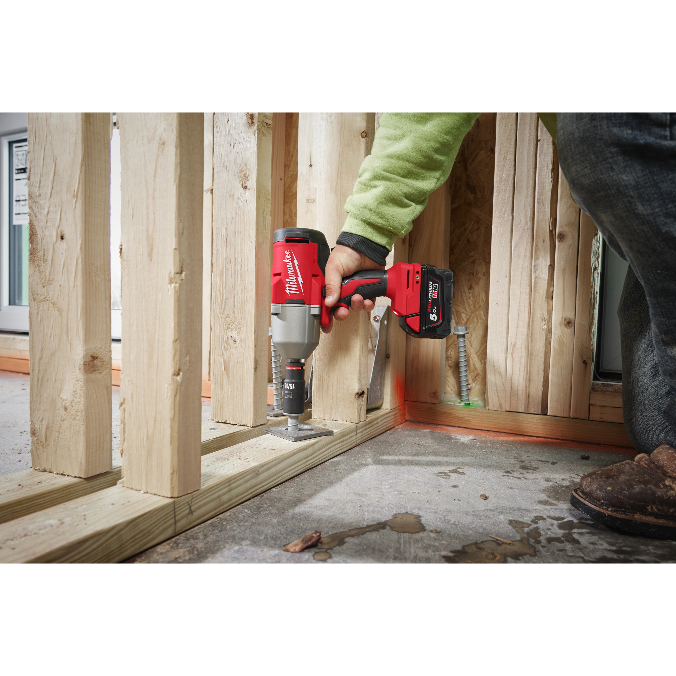 milwaukee Battery imp. wrench milwaukee m18 blhiwf12-0x