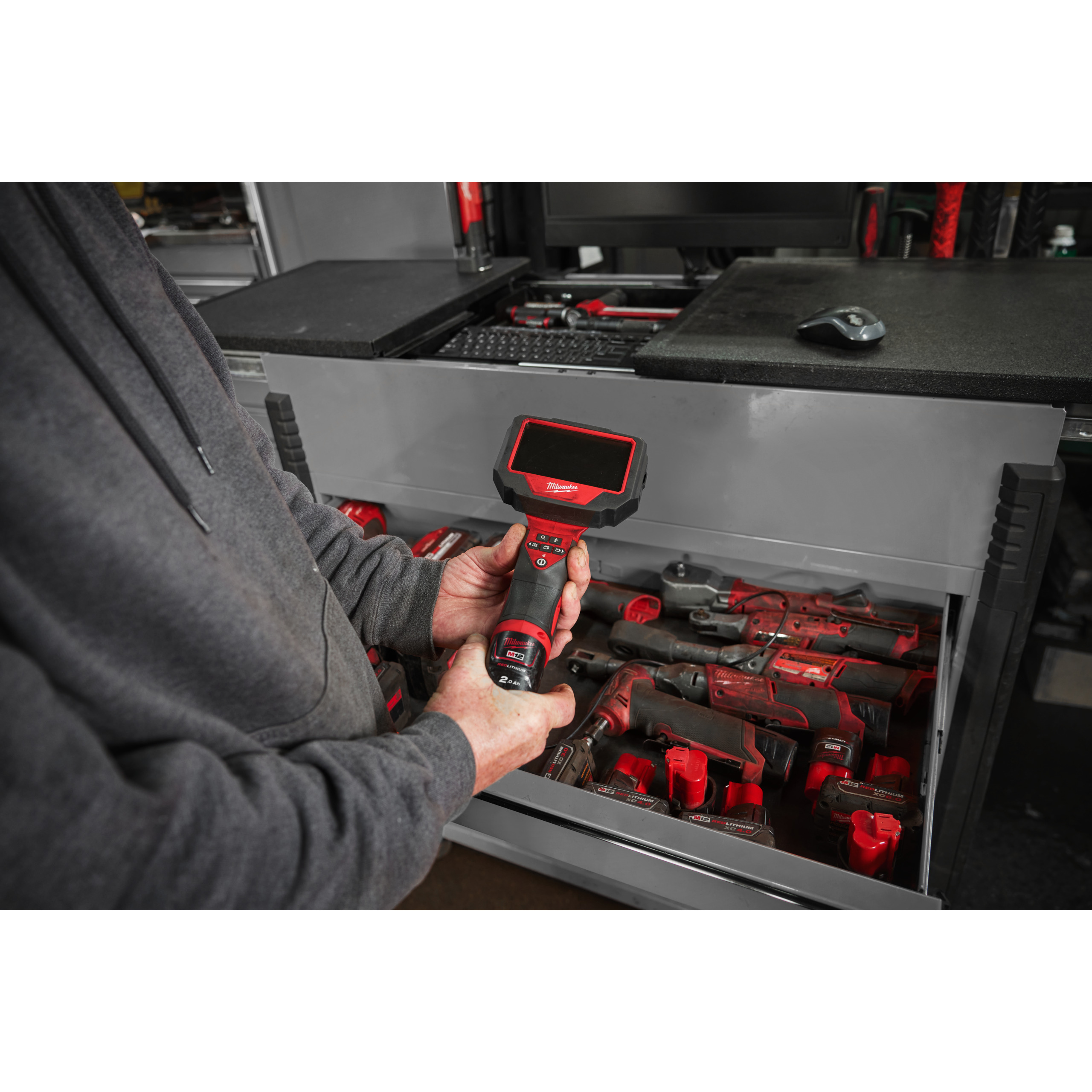 milwaukee Akkutarkastuskamera milwaukee m12 atb-0c