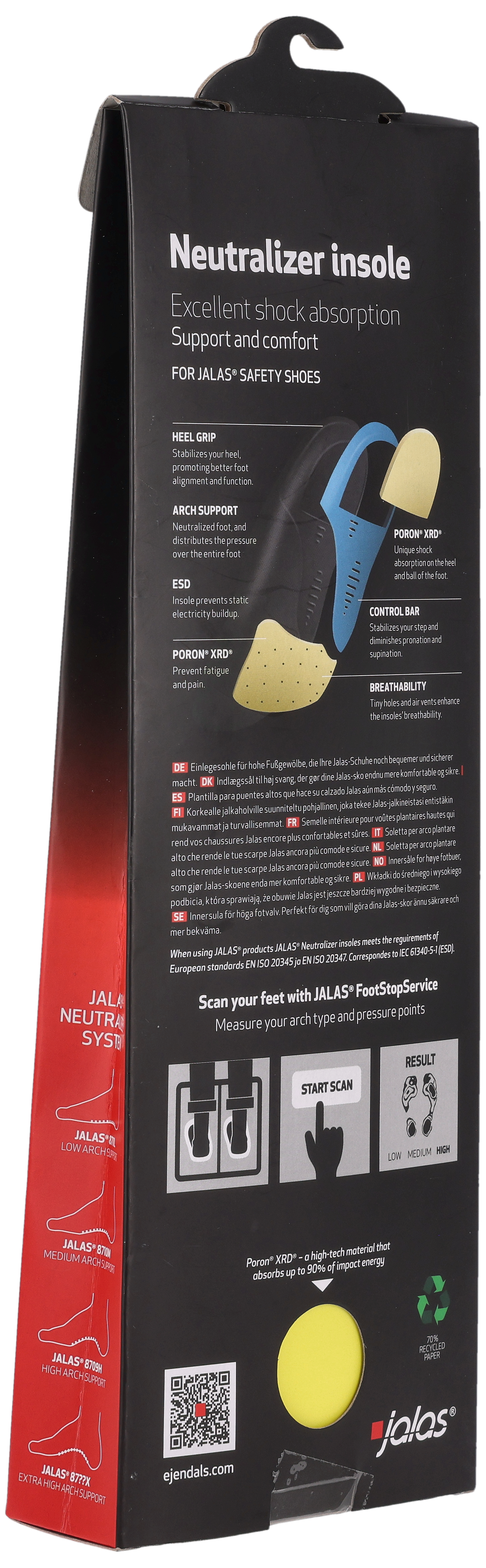 jalas Bindsula jalas 8709h high arch storlek 40-41