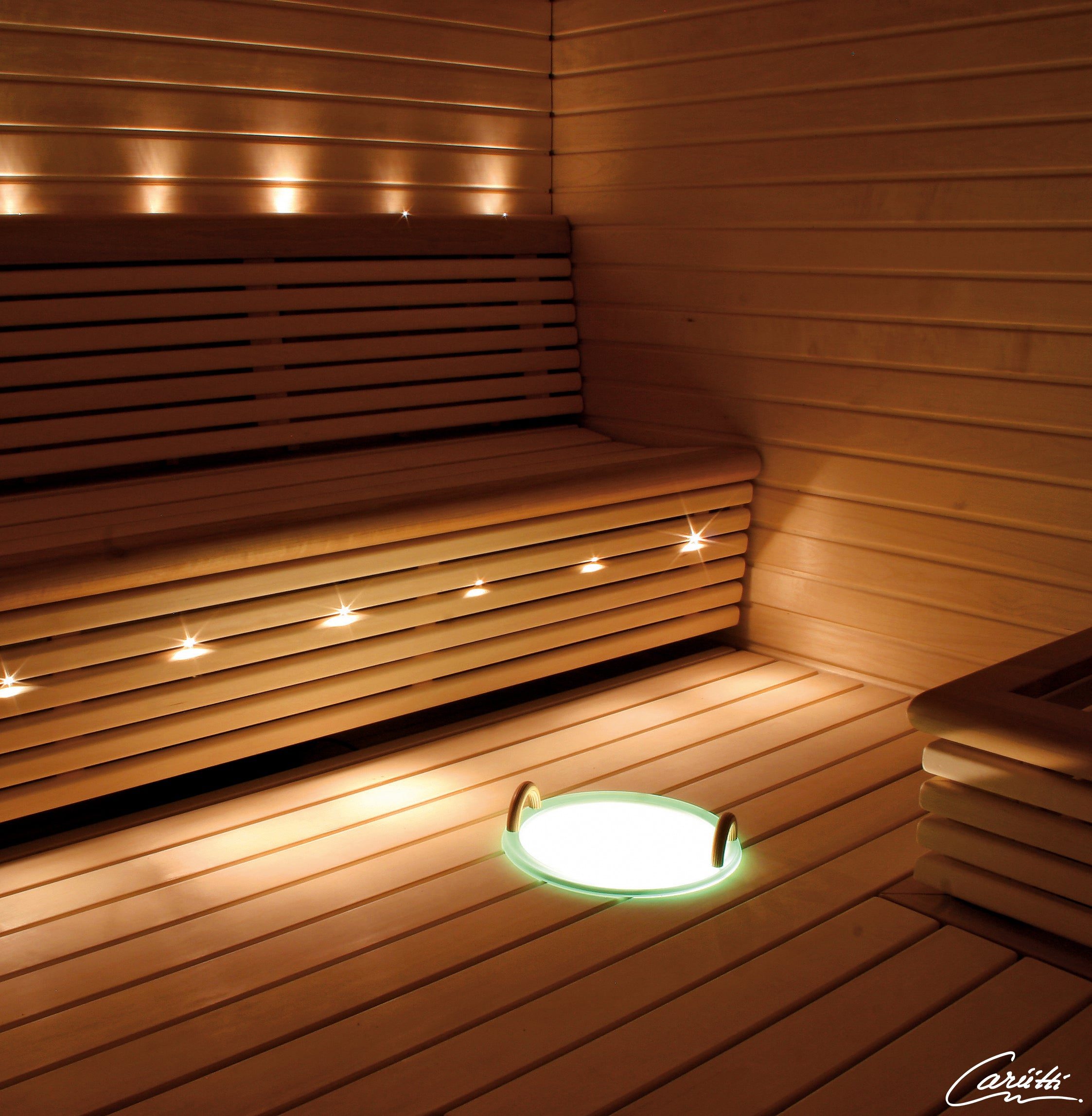 cariitti Sauna luminaire pail with handle ip67 led 1w