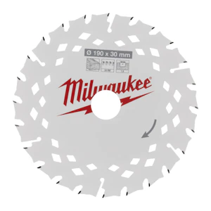 milwaukee Pyörösahanterä milwaukee w190x30x1,8x24