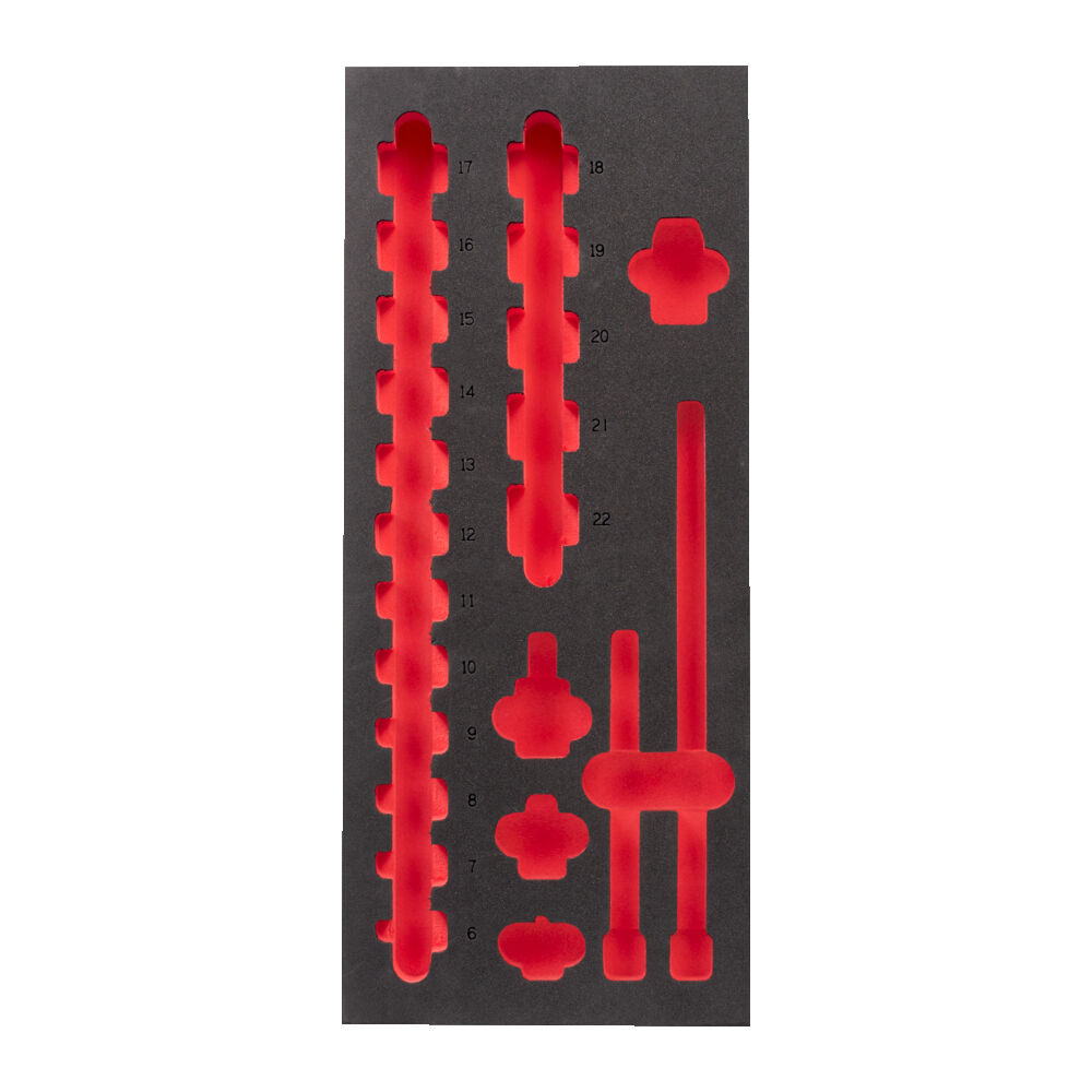 FOAM SOCKETS MILWAUKEE 410X180 3/8IN STD