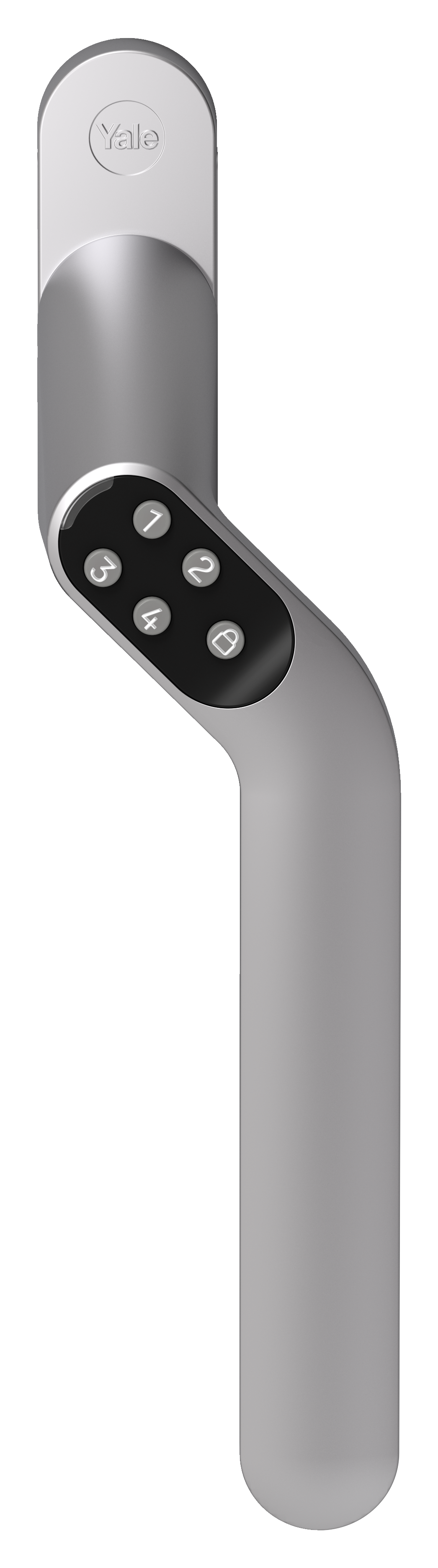 SMART CODE HANDLE YALE RIGHT SILVER
