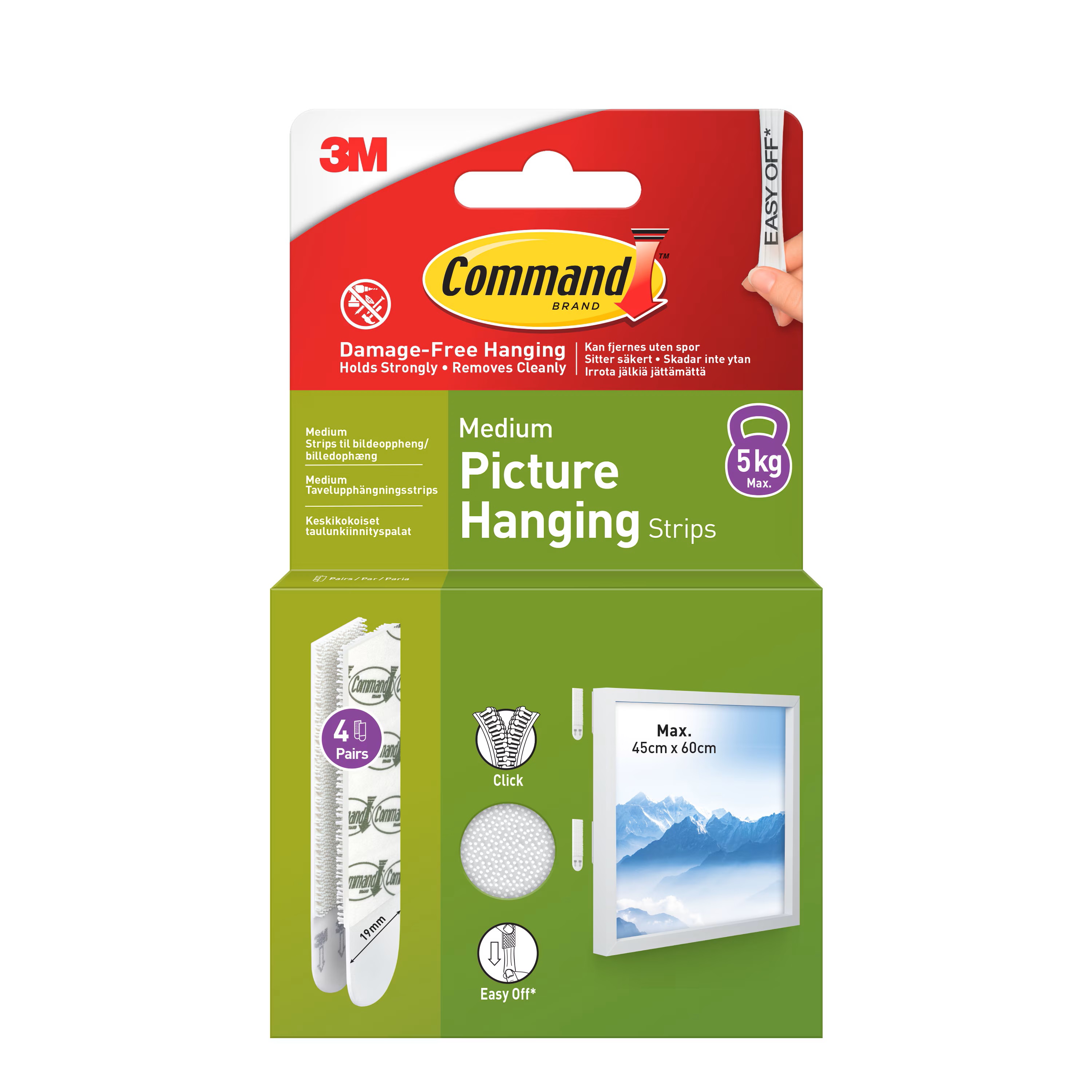 MONTERINGSSTRIP COMMAND TAVEL VIT