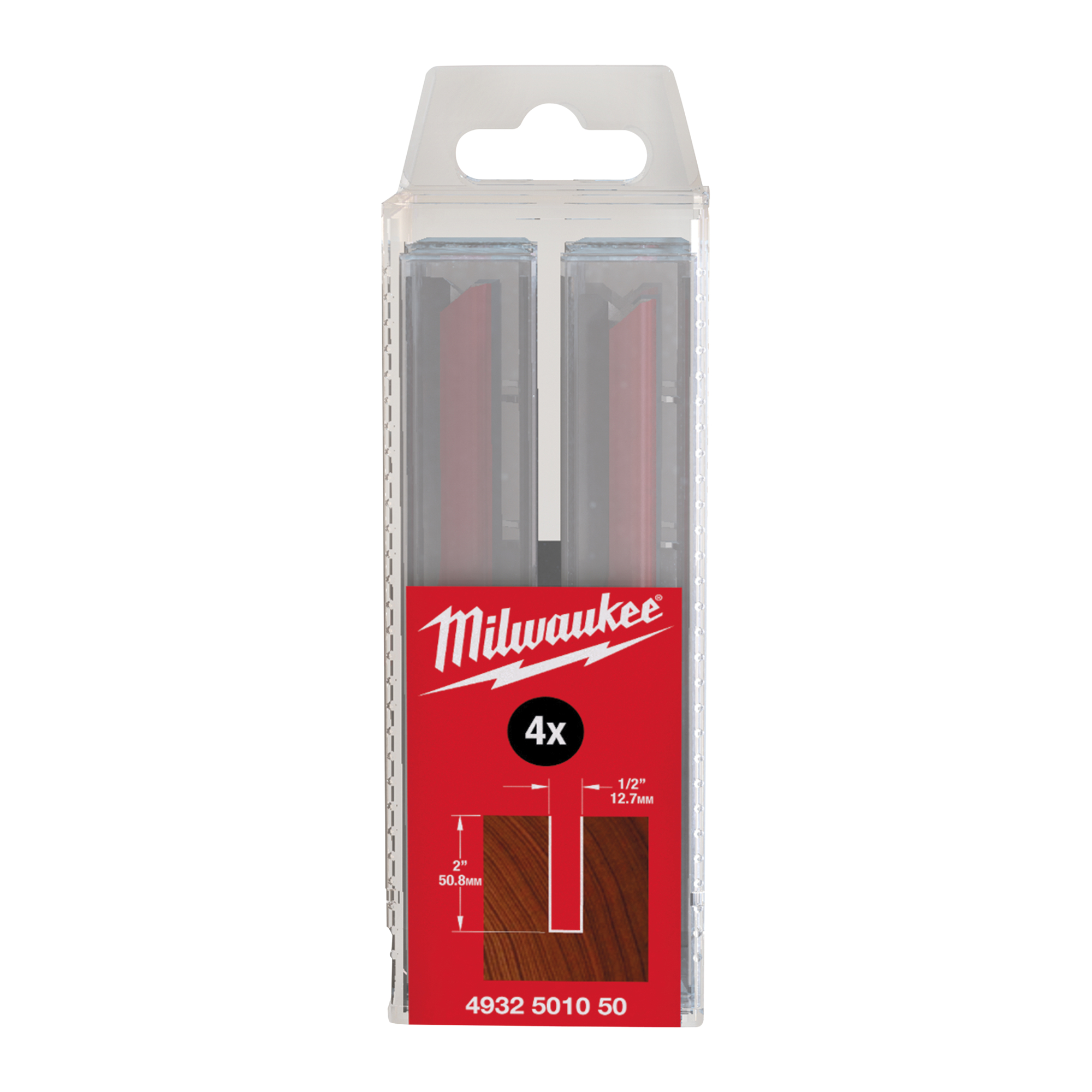 milwaukee Router bit milwaukee s1/2 straig 12,7 set 4p