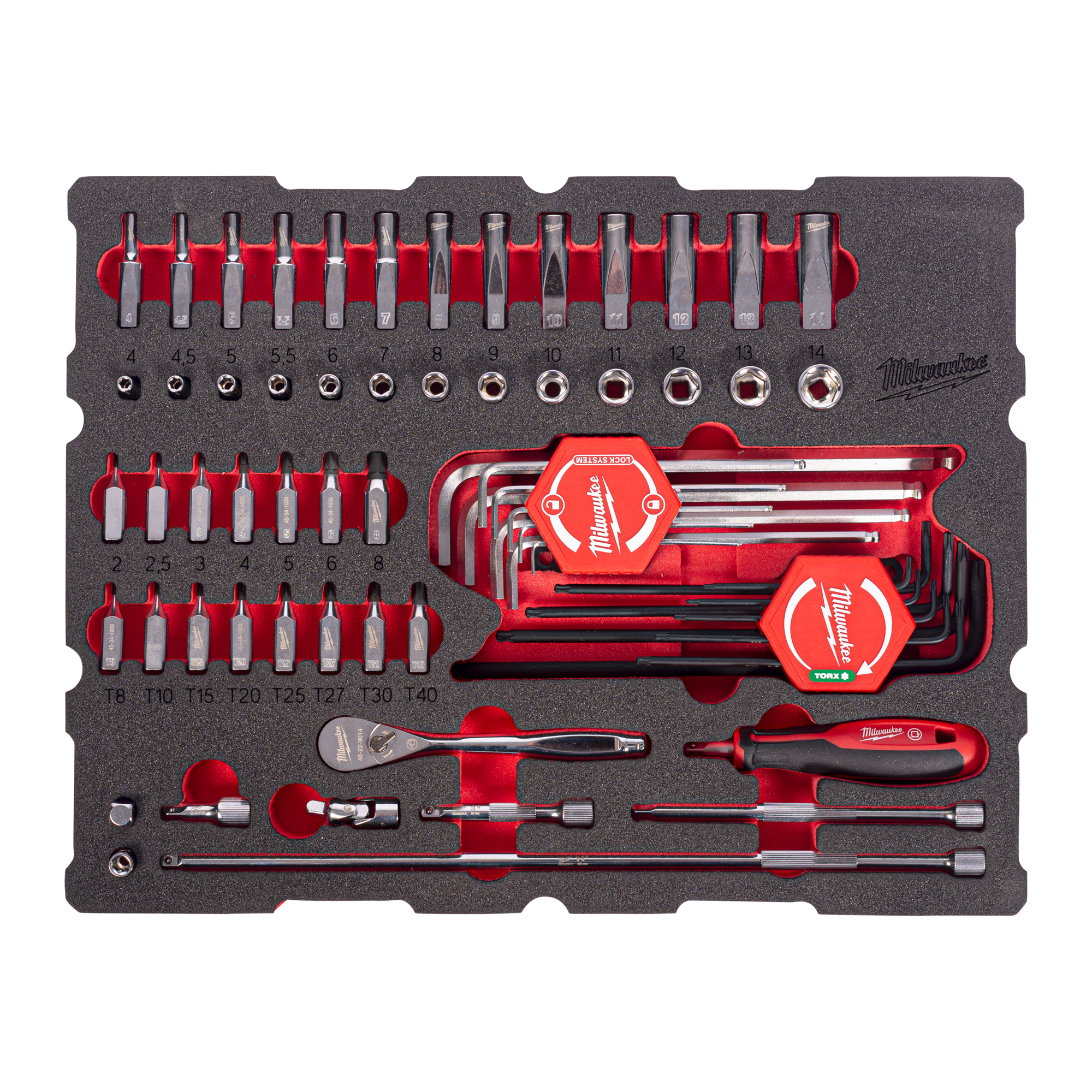 milwaukee Packout drawer milwaukee bitsockets 67p