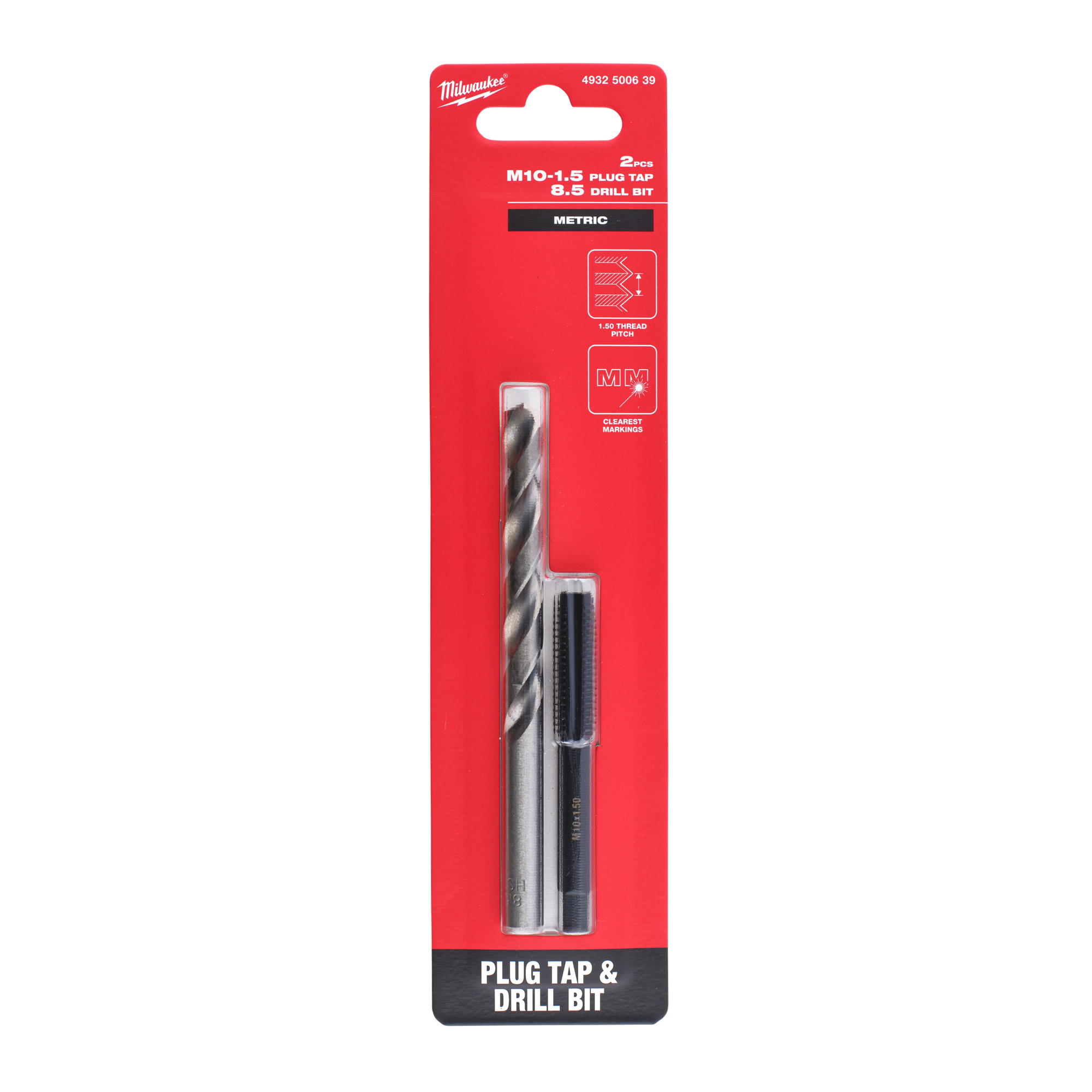 milwaukee Poranterä milwaukee m8-1,25 ja 7,0 2kpl